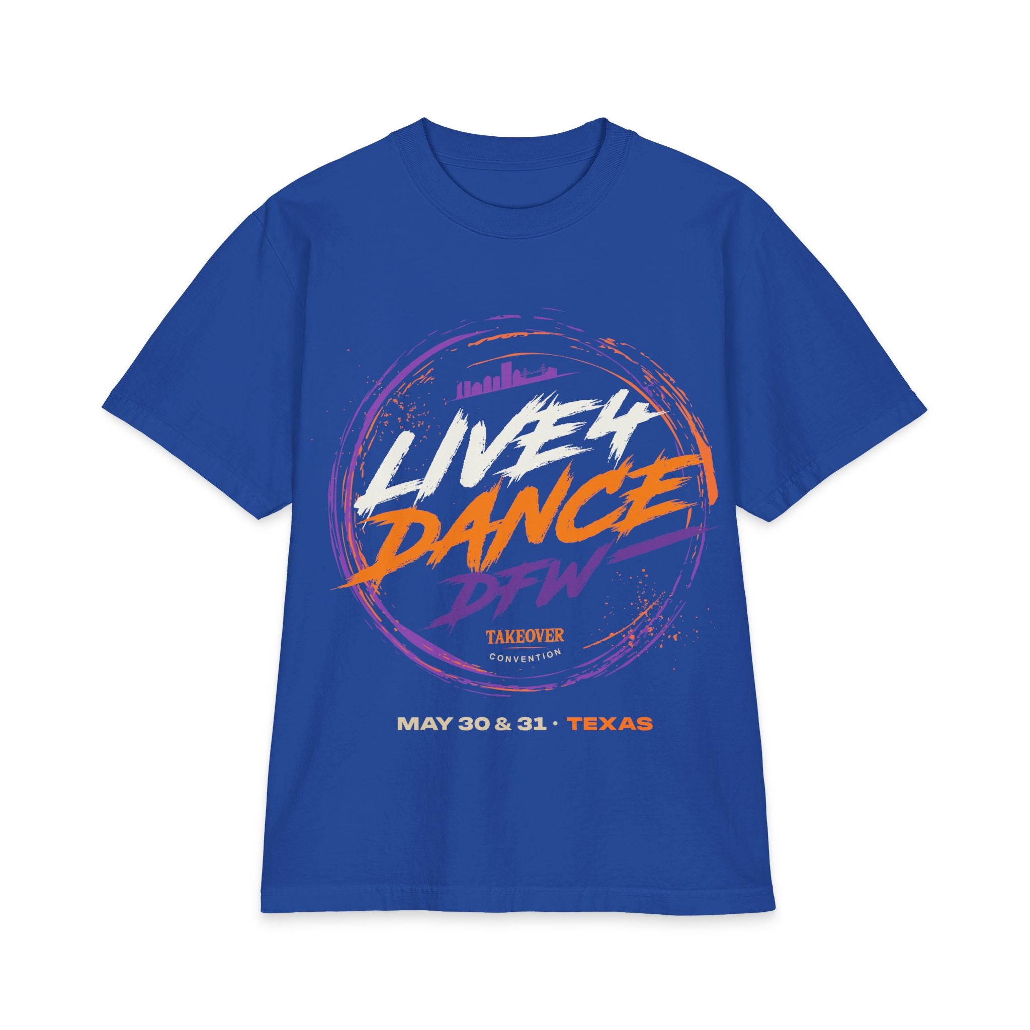 Live 4 Dance DFW Takeover T-Shirt — Live4LoveCharities Dance Convention Shirt