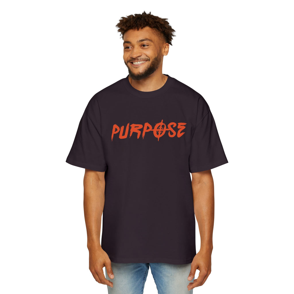 Graphic Tee — “Purpose” Front & Triple Threat Movie Poster Back
