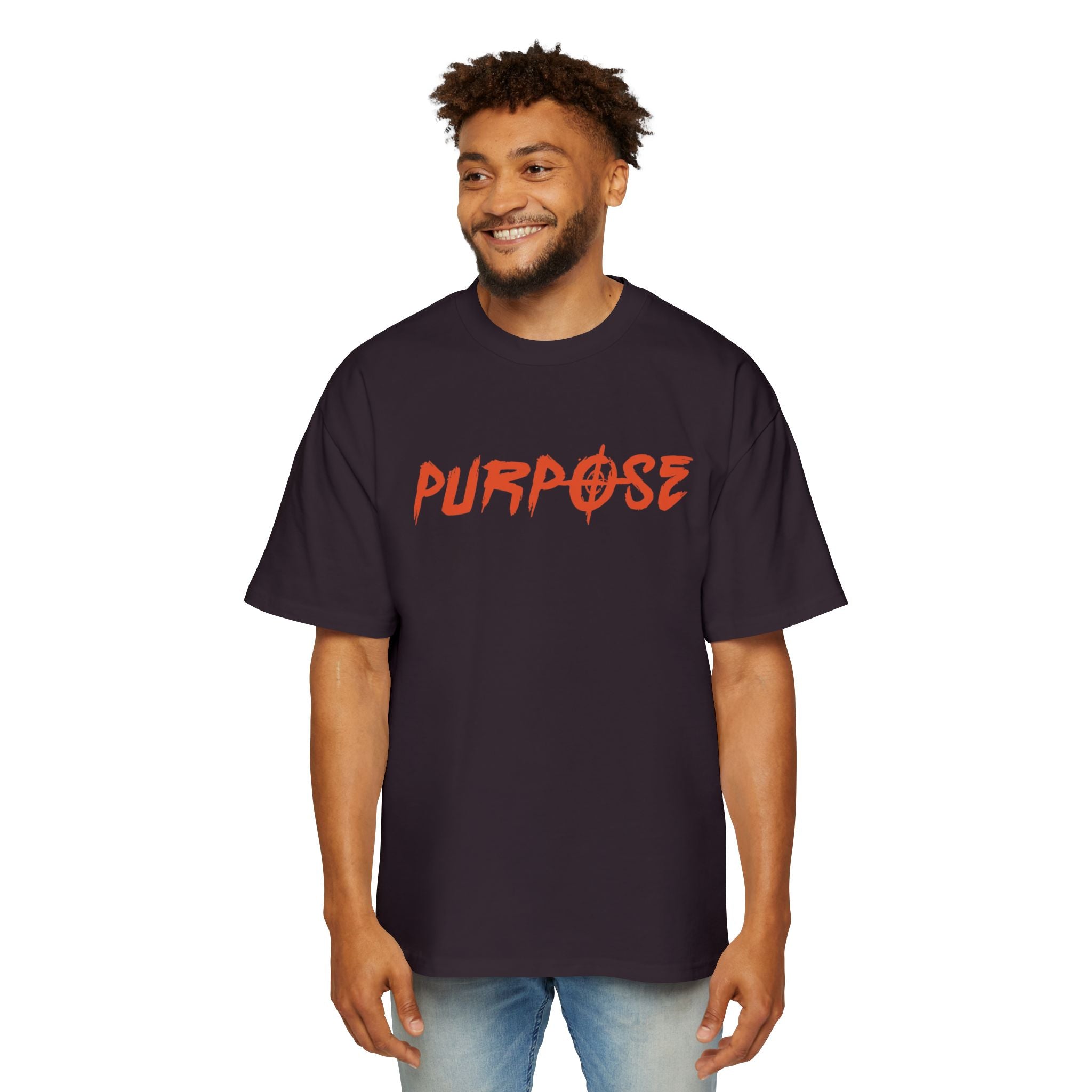 Graphic Tee — “Purpose” Front & Triple Threat Movie Poster Back