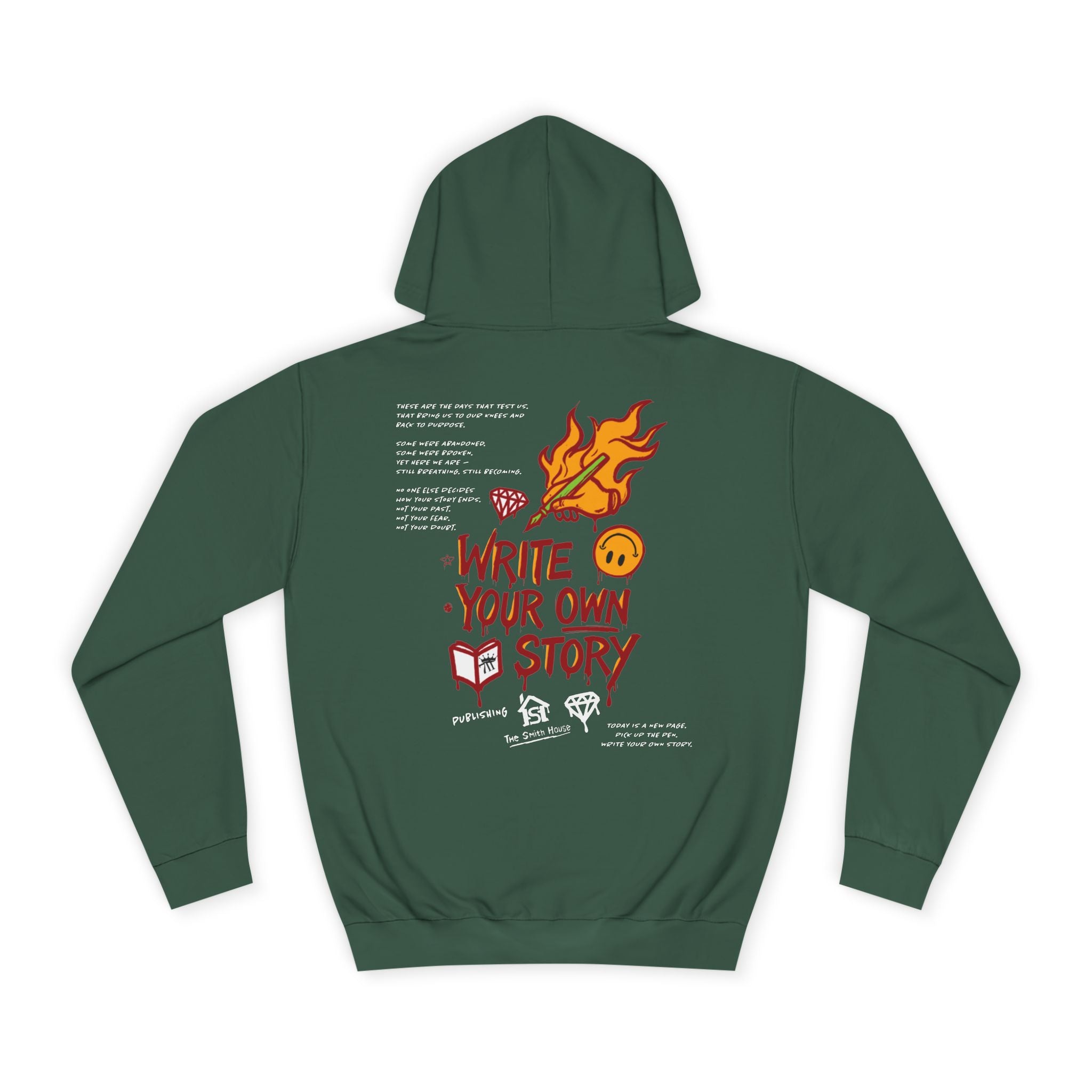 Write Your Own Story Hoodie, Unisex College Hoodie, Inspirational Sweatshirt, Campus Style, Gift for Students