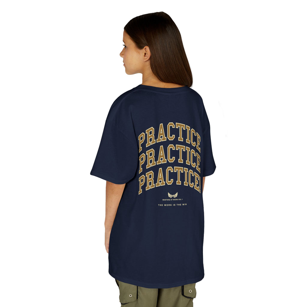 Kids Tee — "Practice Practice PRACTICE" Motivational Tee