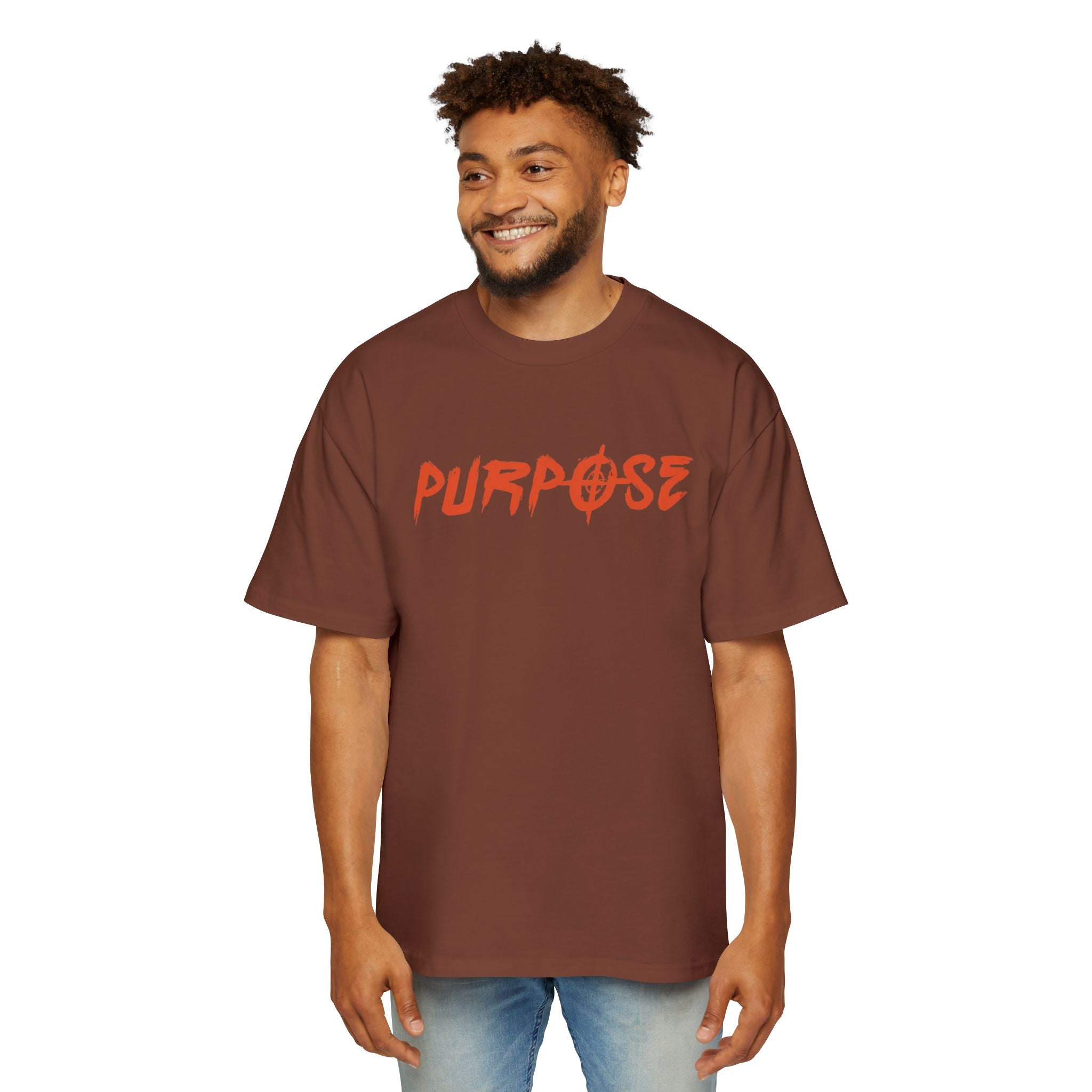 Graphic Tee — “Purpose” Front & Triple Threat Movie Poster Back