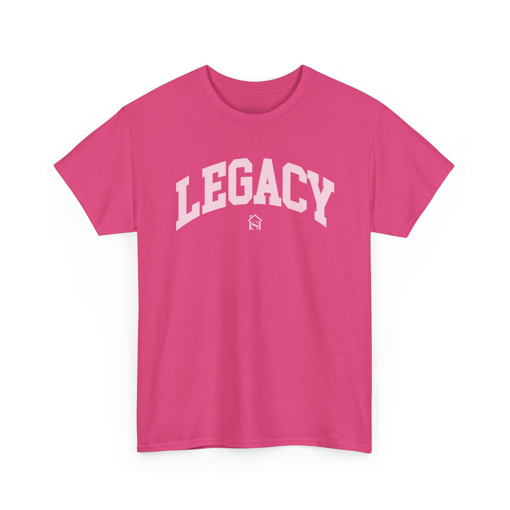 Legacy Graphic Tee — "Legacy" Arch Print Inspirational Cotton Shirt