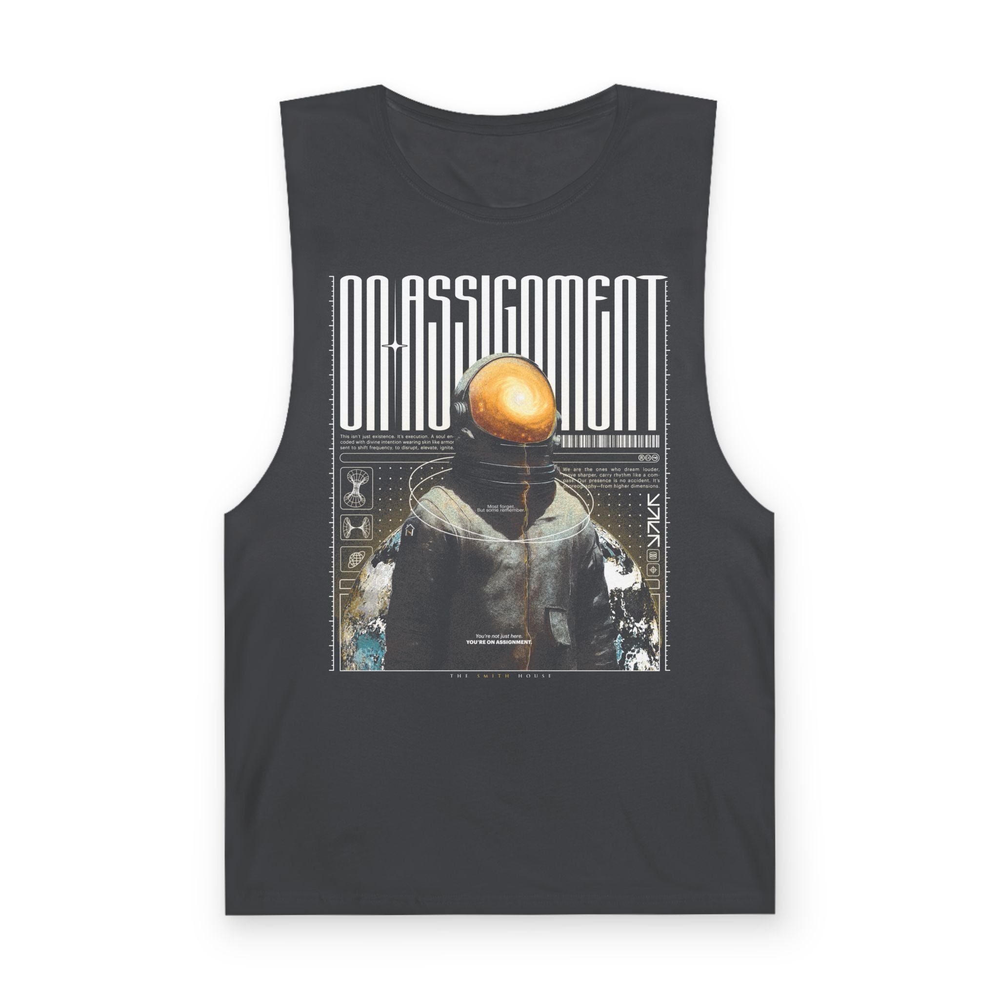 Astro-Inspired Unisex Tank Top, Graphic Sleeveless Shirt, Casual Summer Wear, Perfect Gift for Space Lovers, Festival Attire