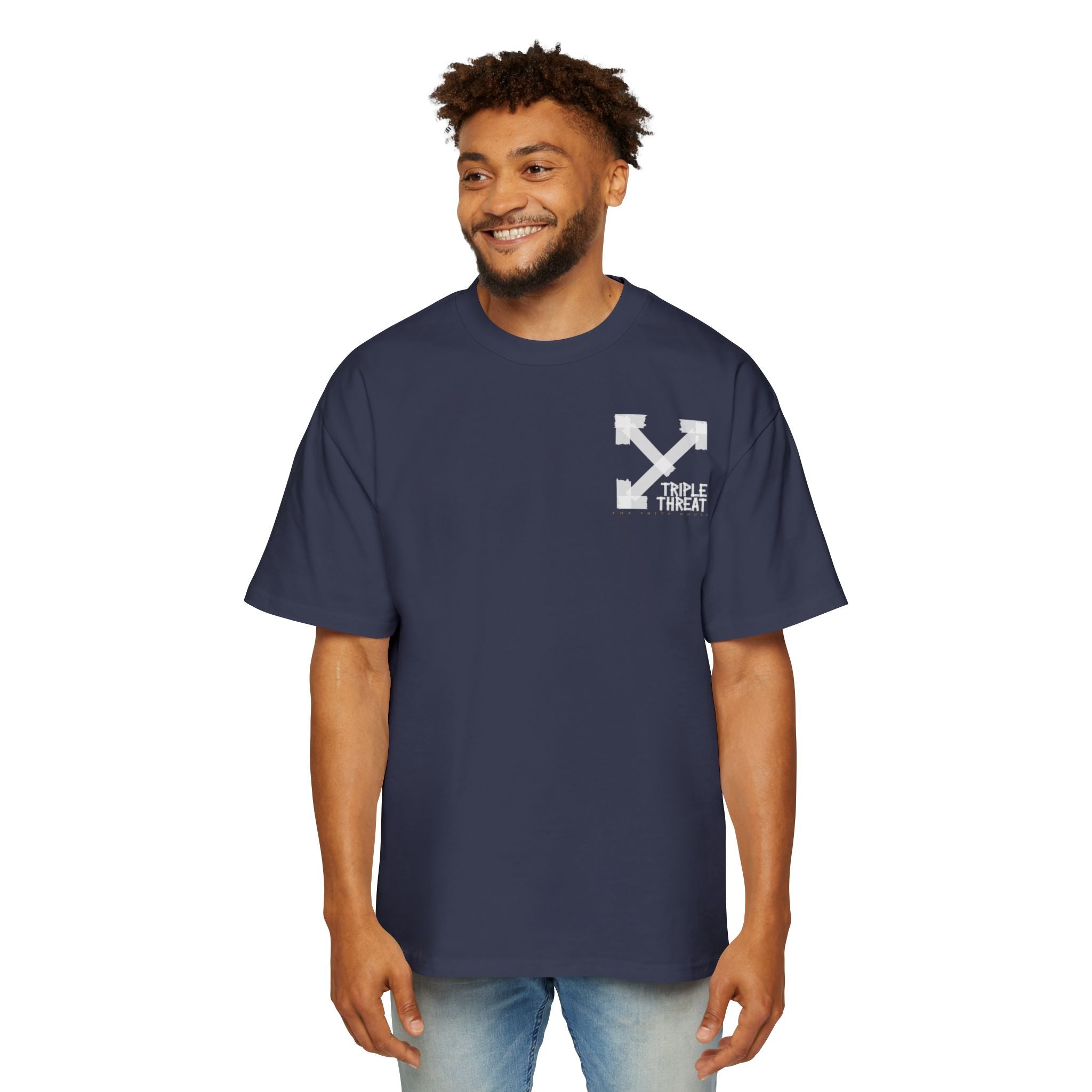 Men's Heavy Oversized Tee - Casual Graphic Tee, Streetwear Style Shirt, Trendy Everyday Wear, Gift for Him, Cool Summer Tee