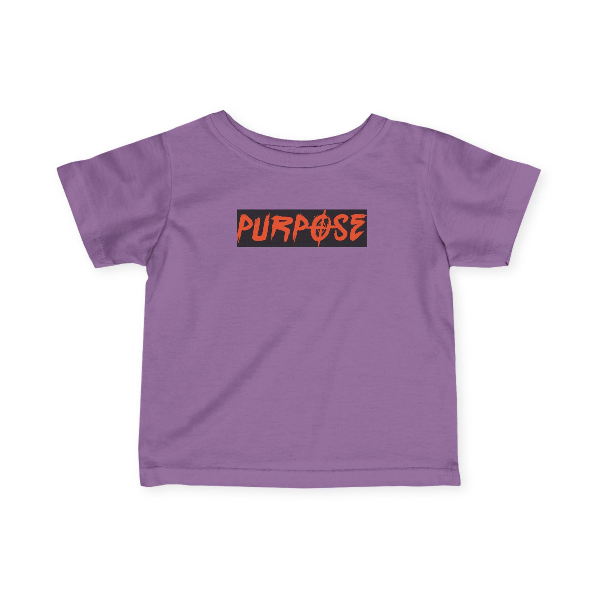 Stylish Purpose Infant Fine Jersey Tee - Trendy Baby Shirt with Bold Graphic Design