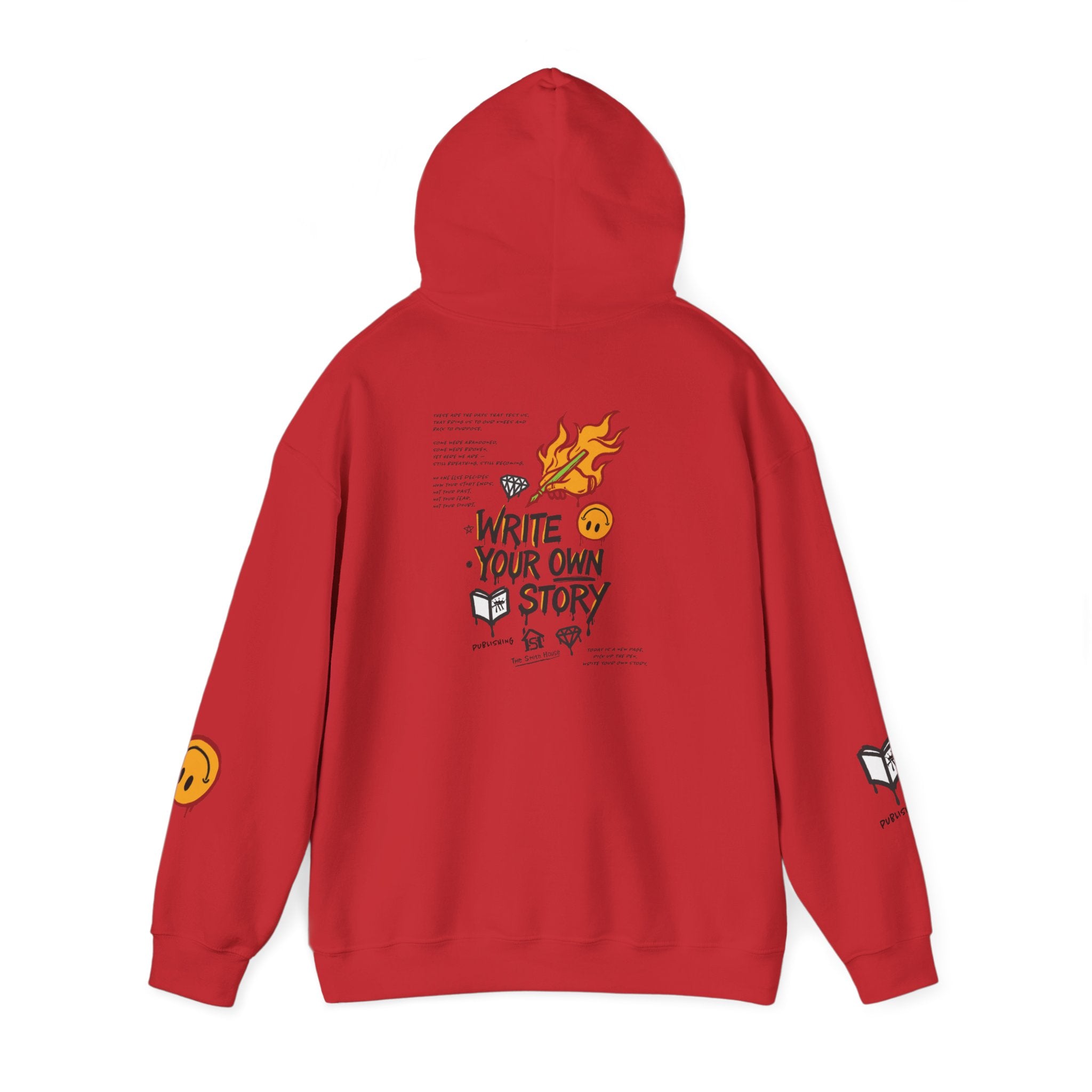 Hoodie — "Write Your Own Story" Inspirational Graphic Hoodie