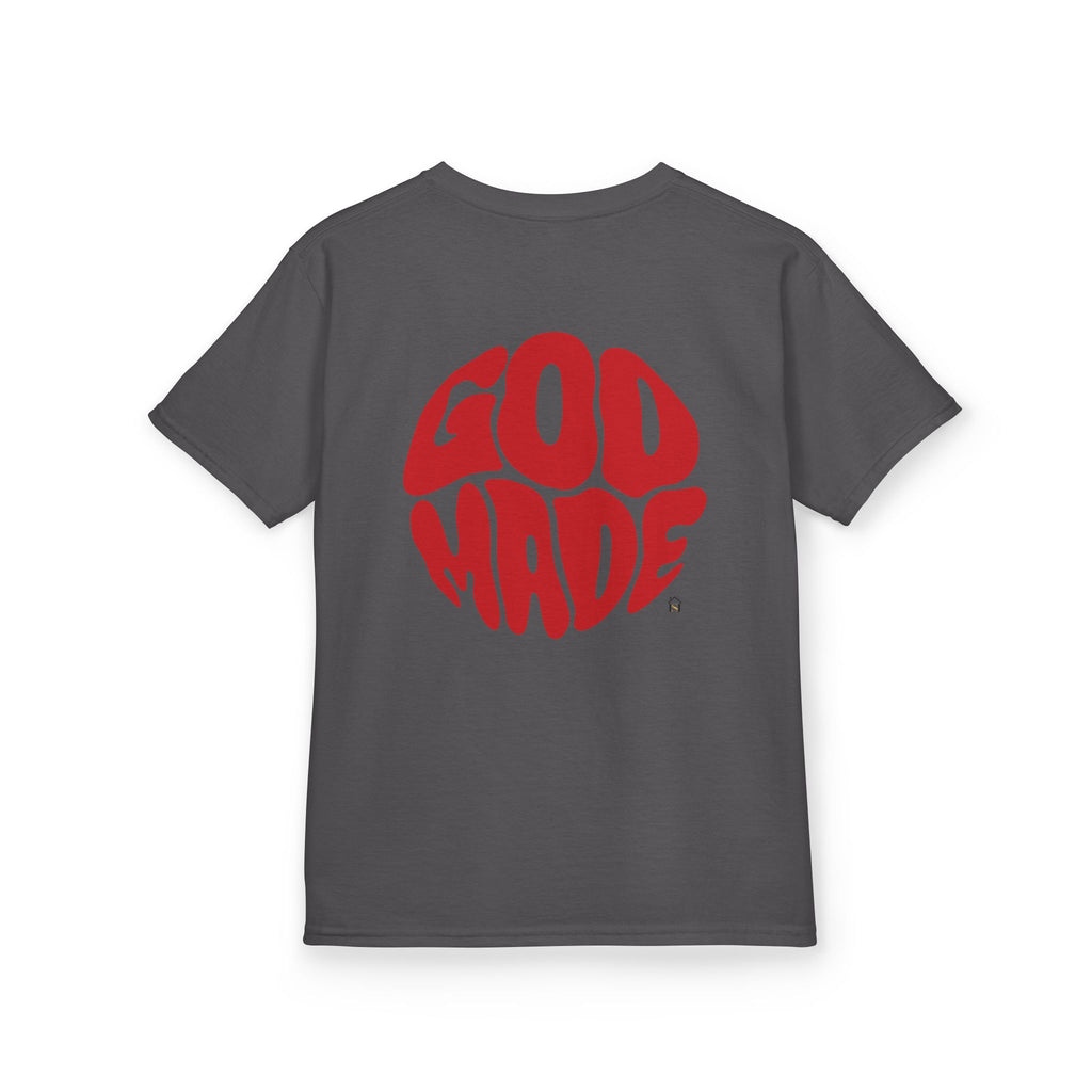 Kids Graphic Tee - 'God Made' Design, Perfect for Birthdays, Family Events, Everyday Wear, Unisex, Playful Style