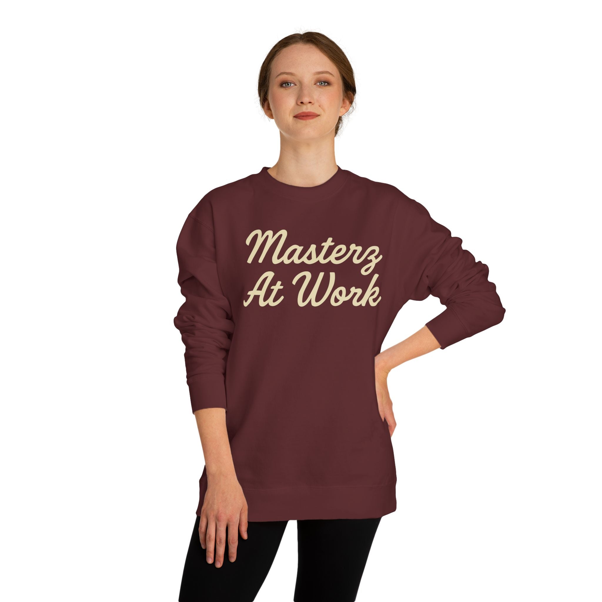 Practice Practice Practice! Crewneck Sweatshirt — "Masterz At Work" Motivational Musician Sweatshirt