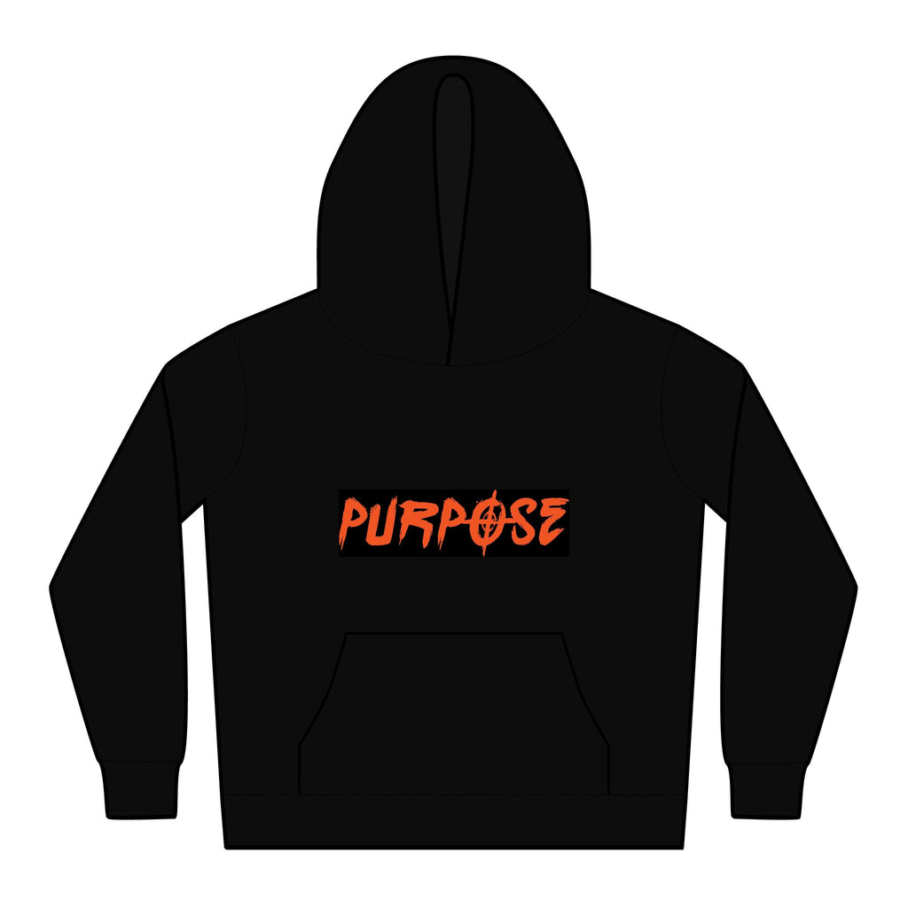 Purpose Driven Kids Relax Hoodie - Cool Black Design for Comfort & Style