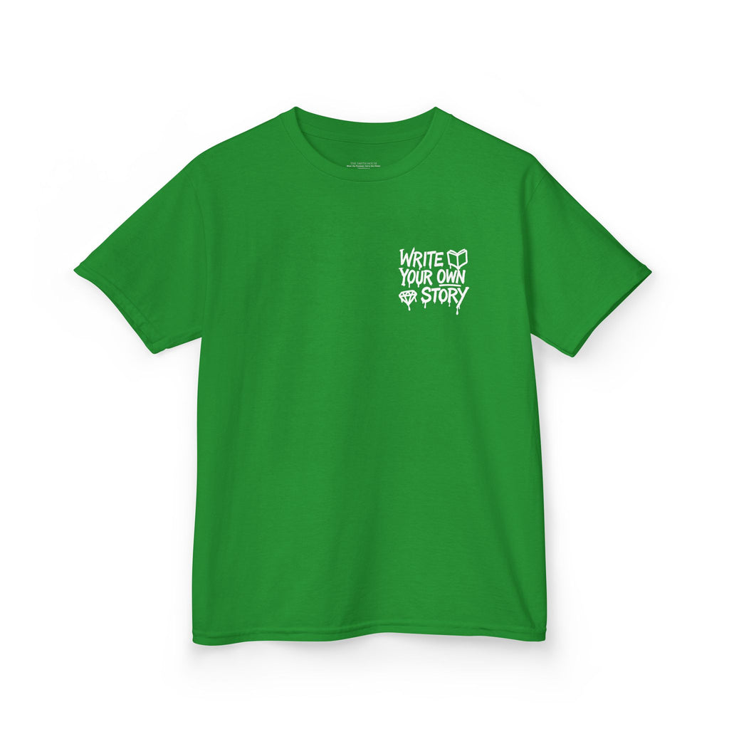 Empowering Kids Tee — "Write Your Own Story" Motivational Graphic T-Shirt