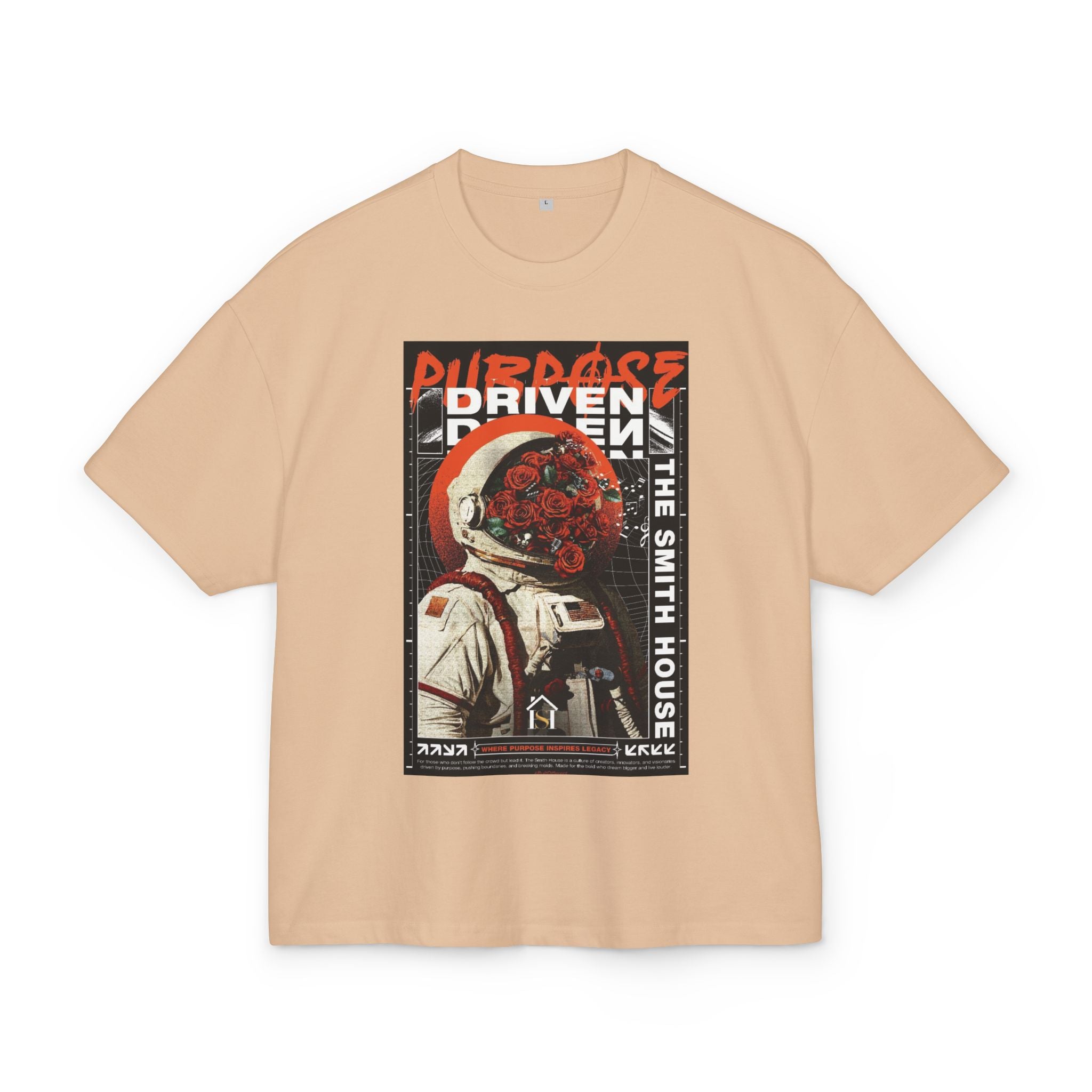 Purpose Driven Astronaut Box Tee - Unisex Heavy Cotton Shirt