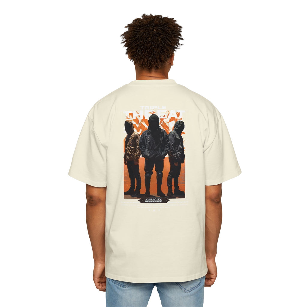 Graphic Tee — “Purpose” Front & Triple Threat Movie Poster Back