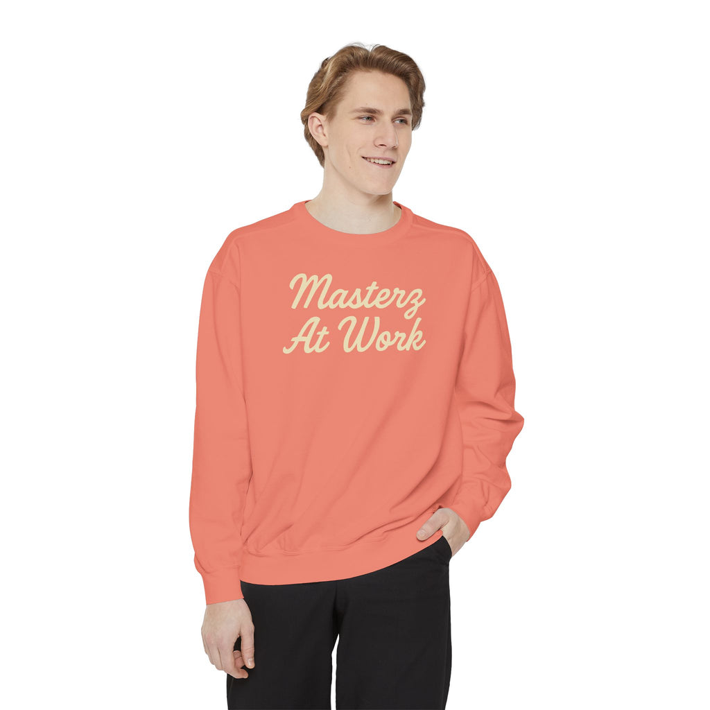 Sweatshirt — "Masterz At Work" Crewneck (Practice Practice Practice)