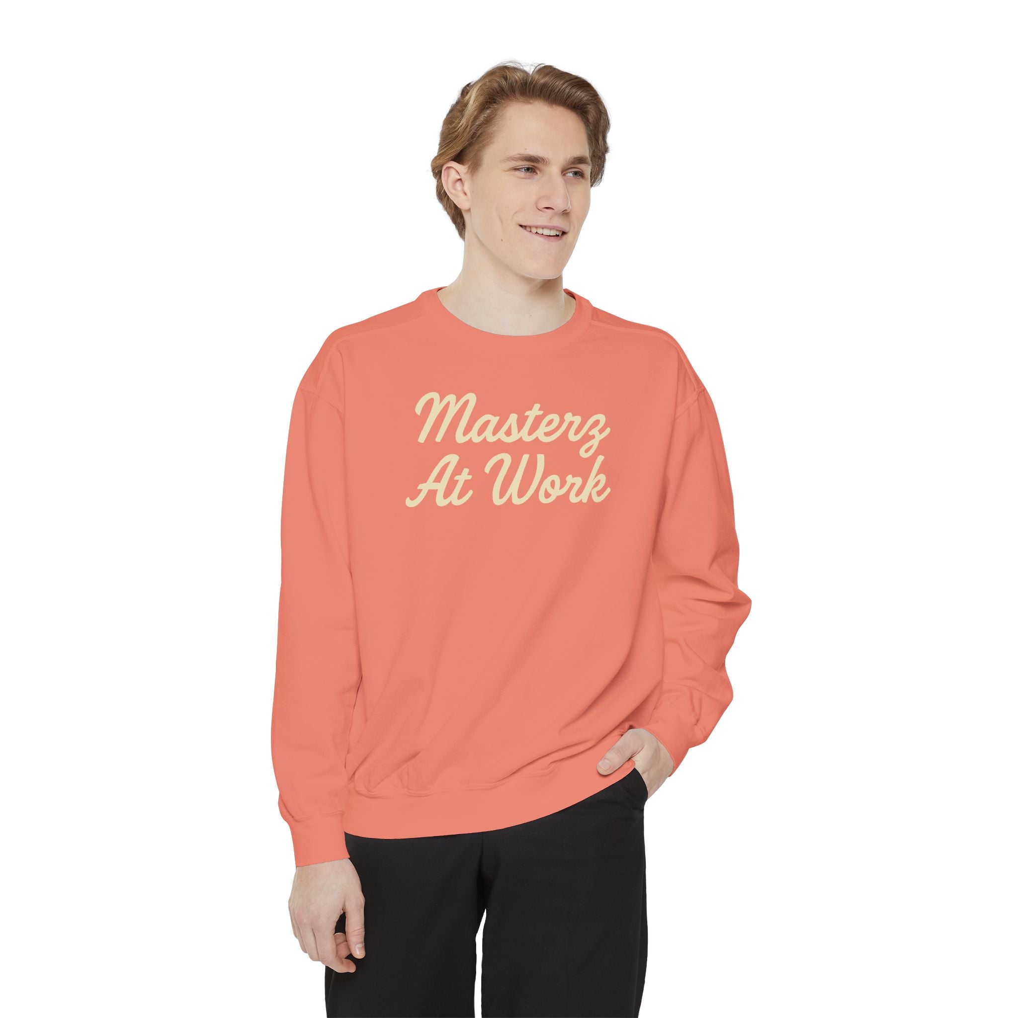 Sweatshirt — "Masterz At Work" Crewneck (Practice Practice Practice)