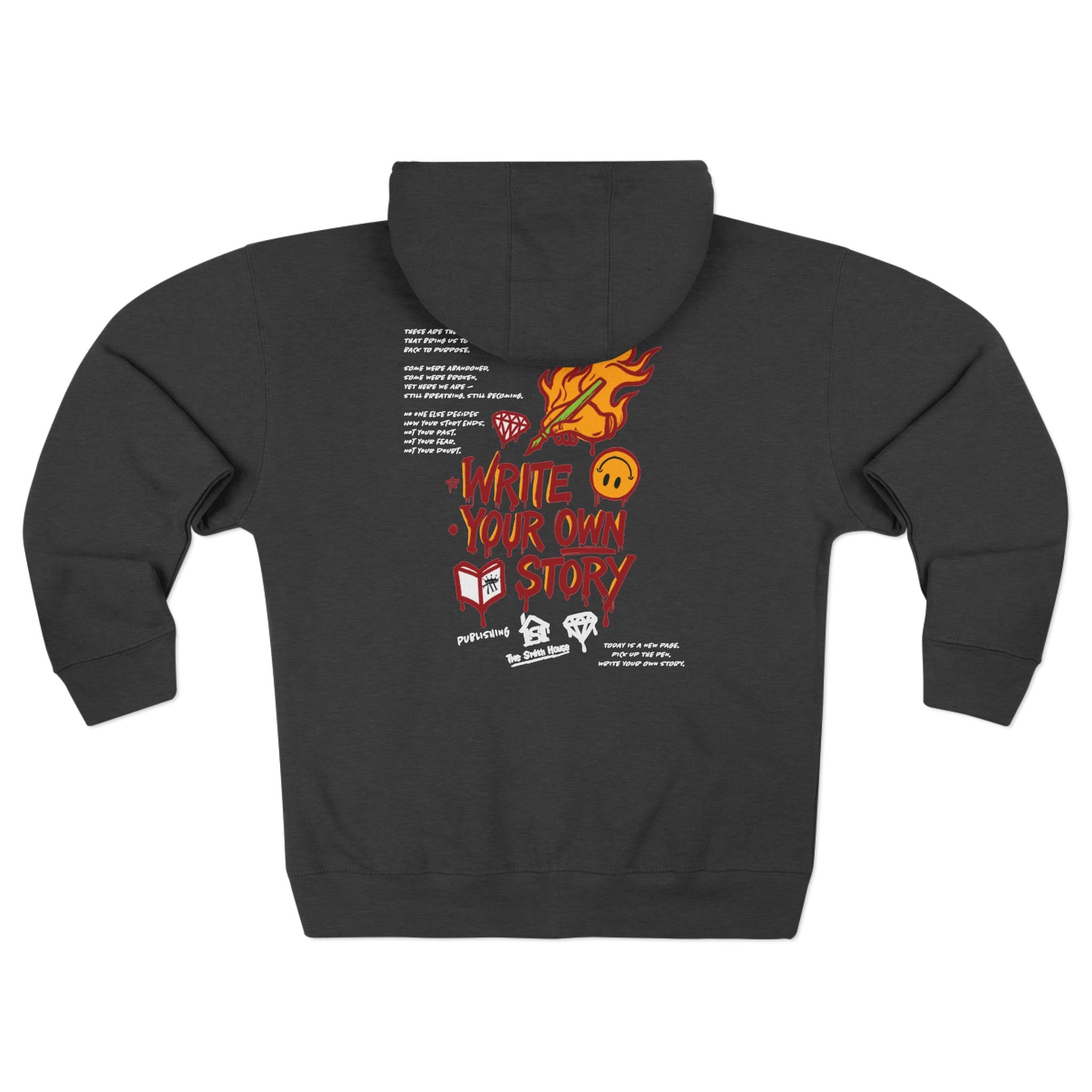 Inspirational Zip Hoodie Unisex - Write Your Own Story