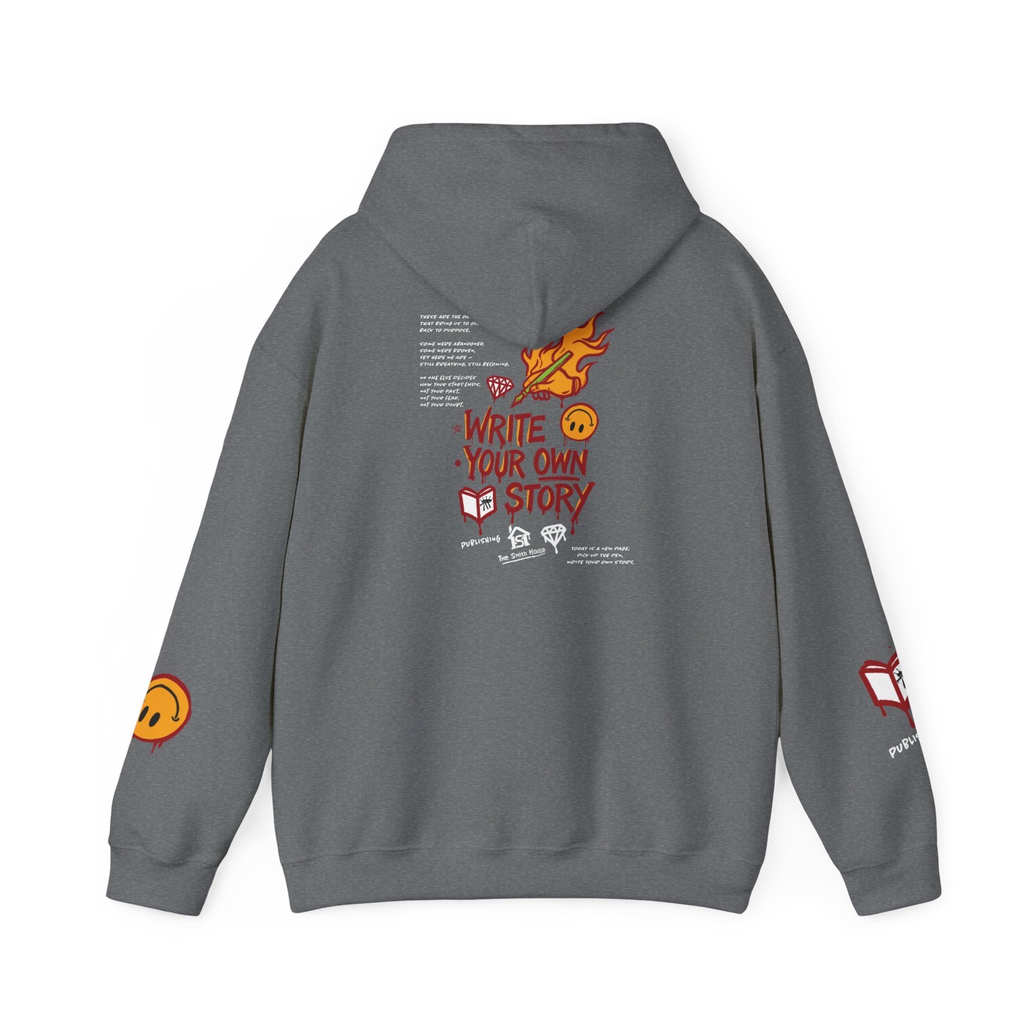Hoodie — "Write Your Own Story" Inspirational Graphic Hoodie