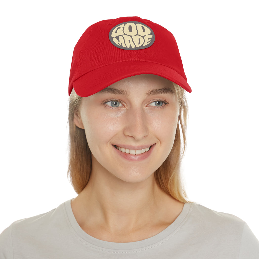 God Made Leather Patch Dad Hat, Casual Cap for Everyday Wear, Perfect Gift for Dads and Nature Lovers, Summer Accessory, Adjustable [...]