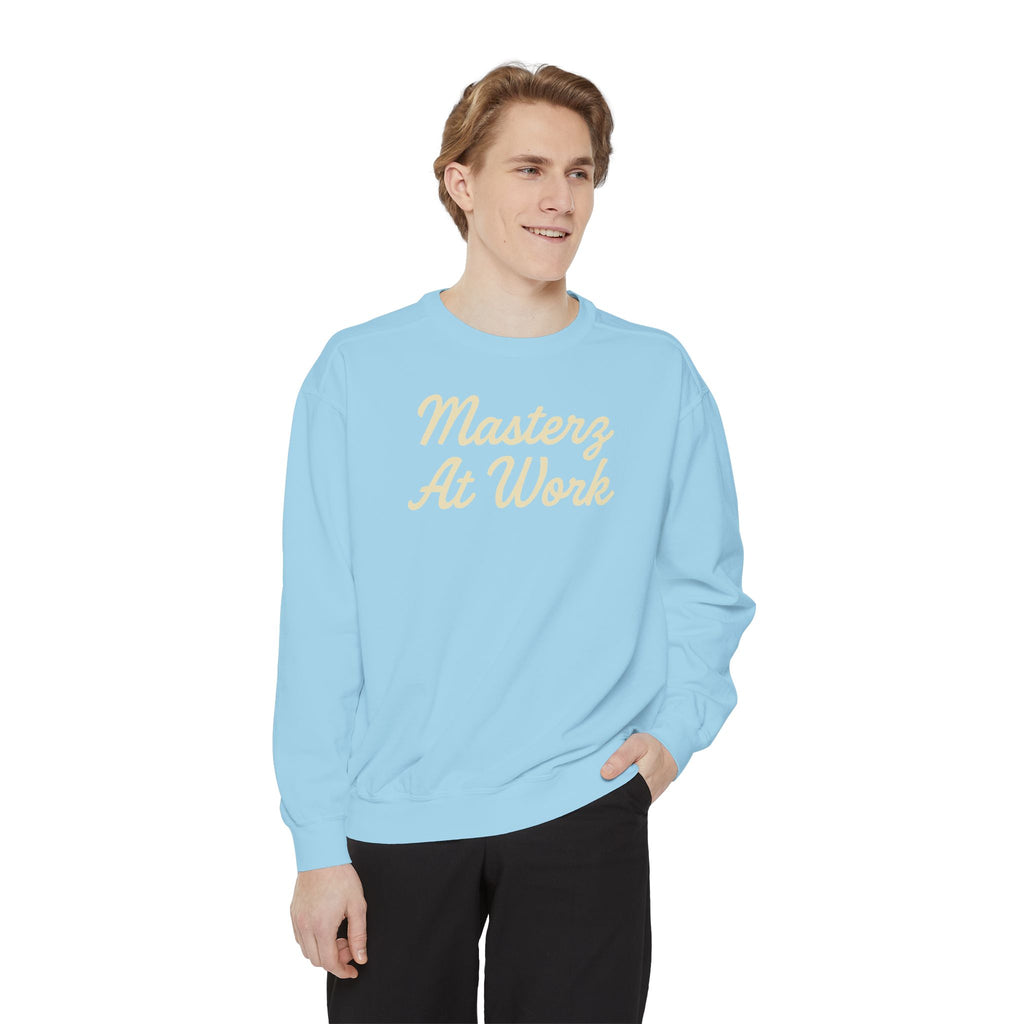 Sweatshirt — "Masterz At Work" Crewneck (Practice Practice Practice)