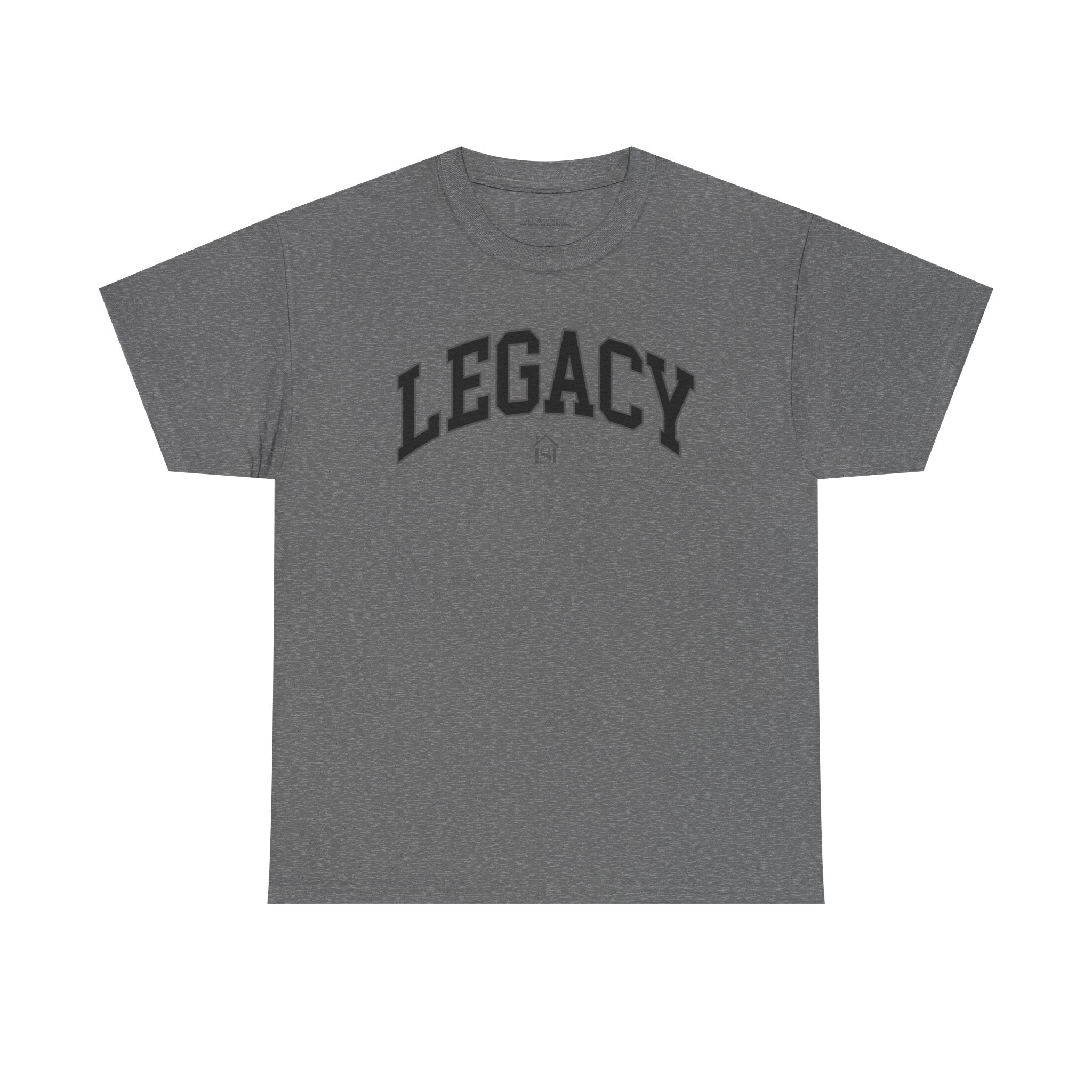 Legacy Graphic Tee — "Legacy" Arch Print Inspirational Cotton Shirt
