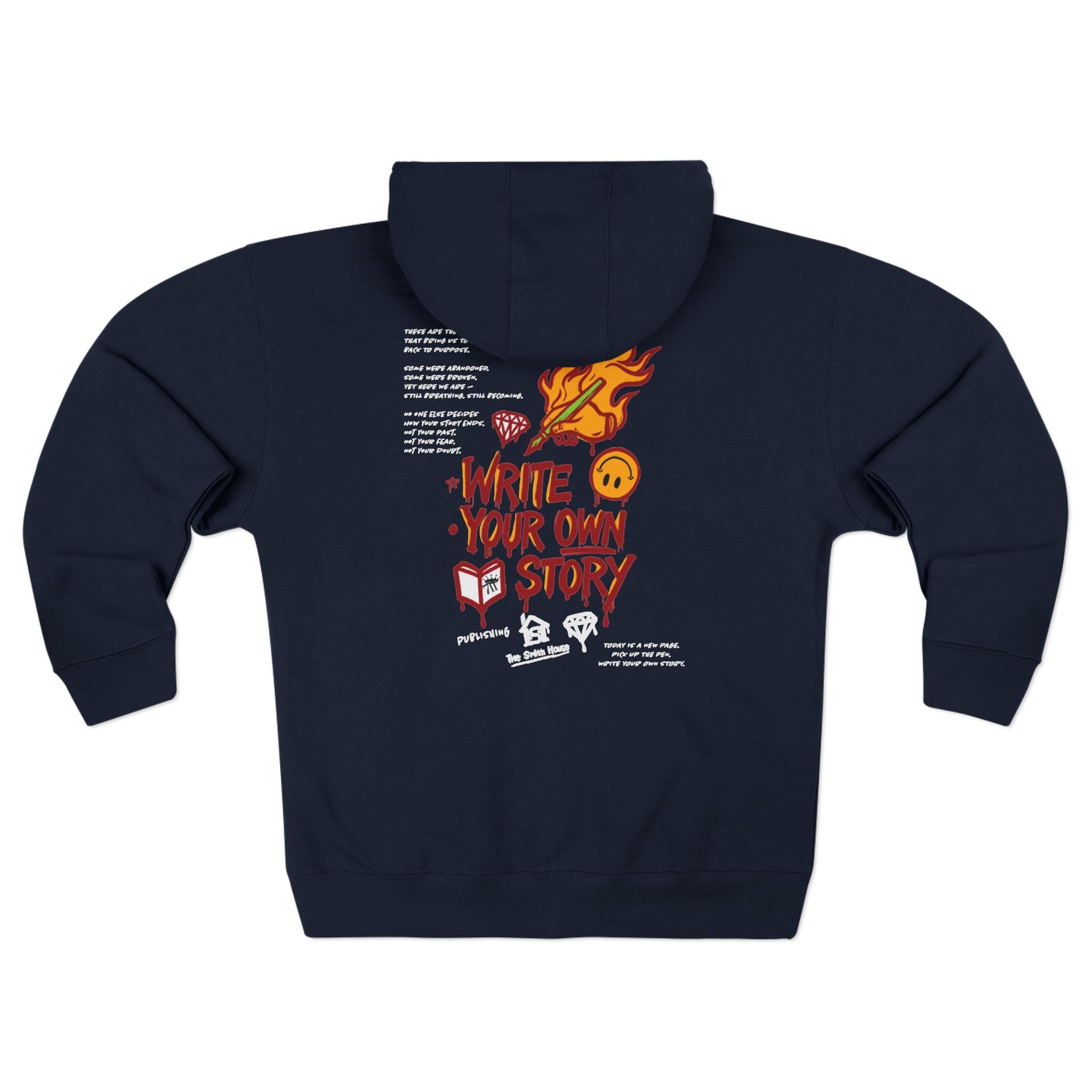 Inspirational Zip Hoodie - Write Your Own Story