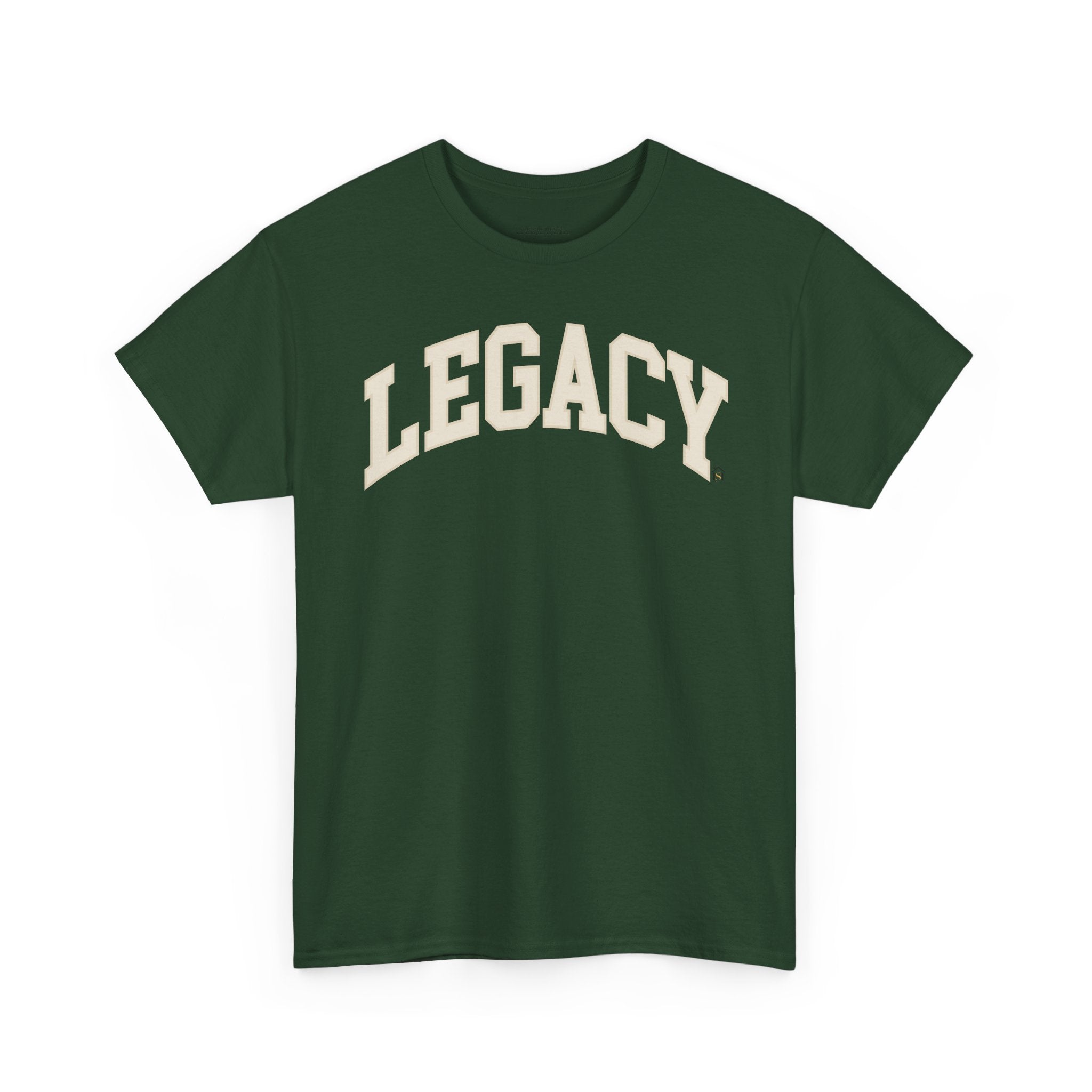 Legacy Graphic Tee — "Legacy" Arch Print Inspirational Cotton Shirt