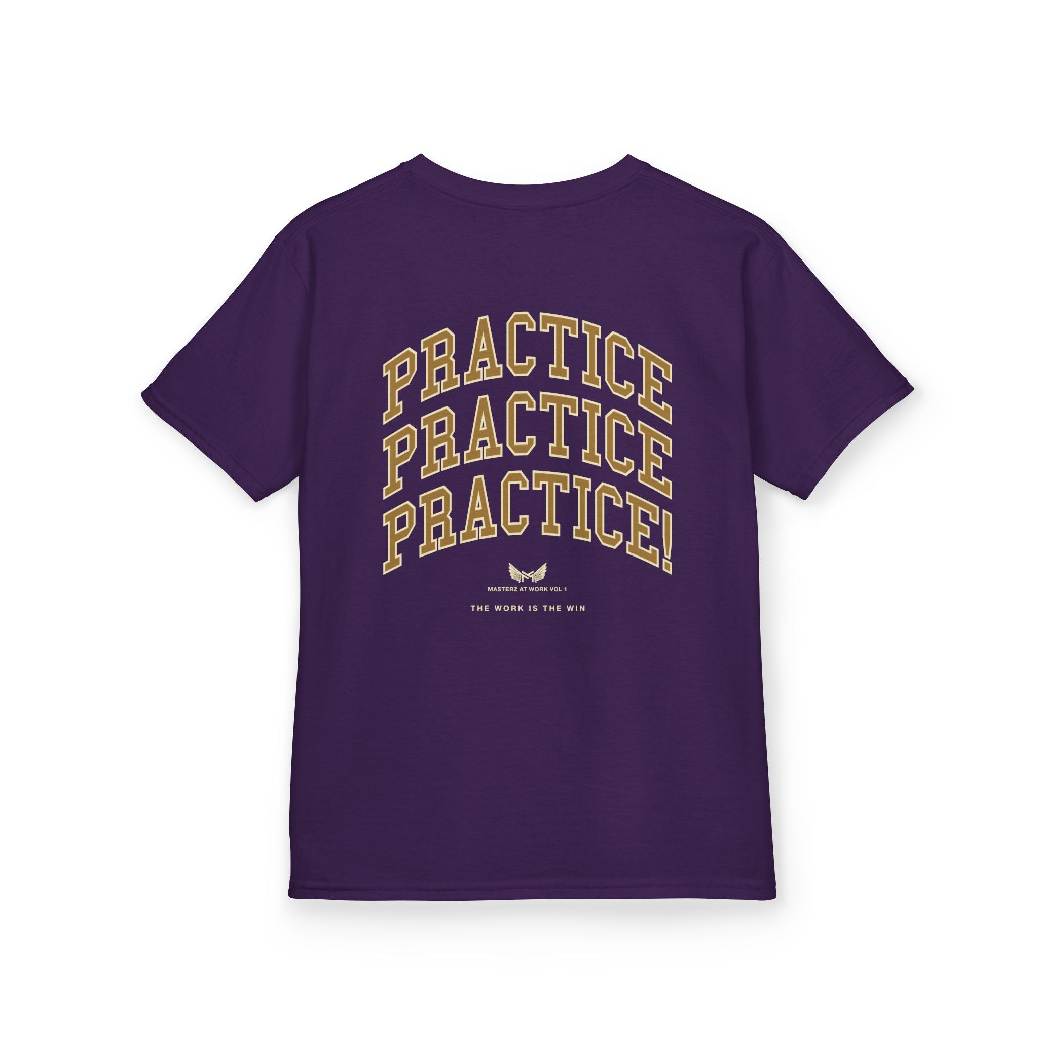 Kids Tee — "Practice Practice PRACTICE" Motivational Tee