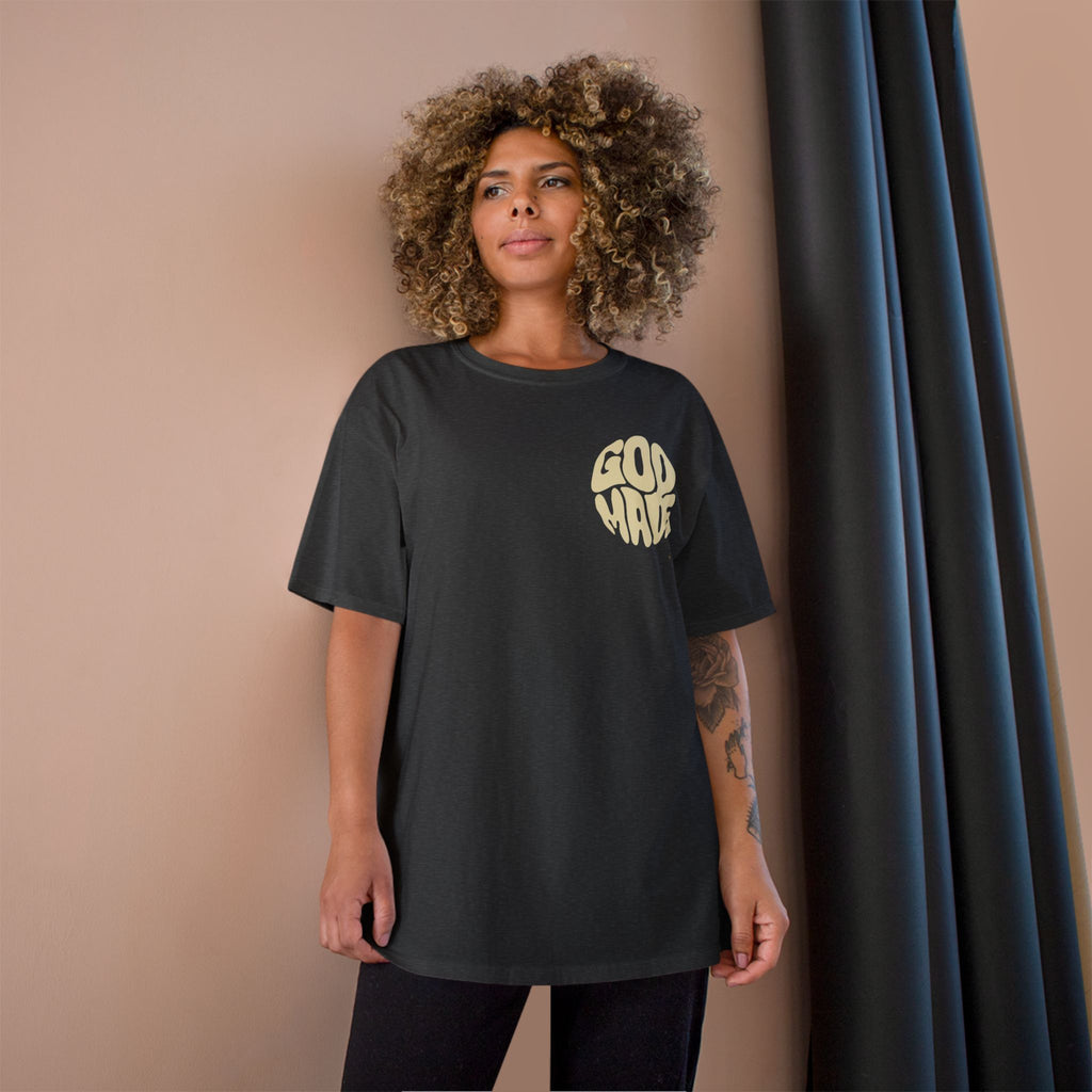 God Made Champion T-Shirt, Casual Wear, Gift for Believers, Inspirational Tee, Everyday Comfort
