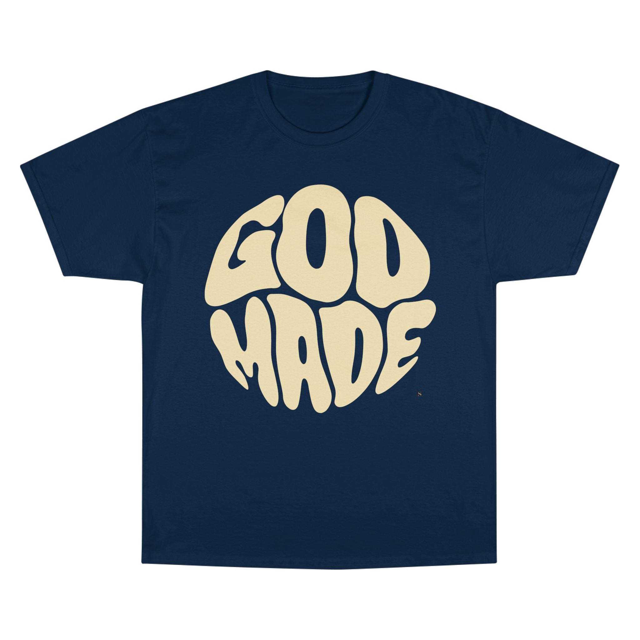 God Made Champion T-Shirt, Casual Wear, Gift for Believers, Inspirational Tee, Everyday Comfort