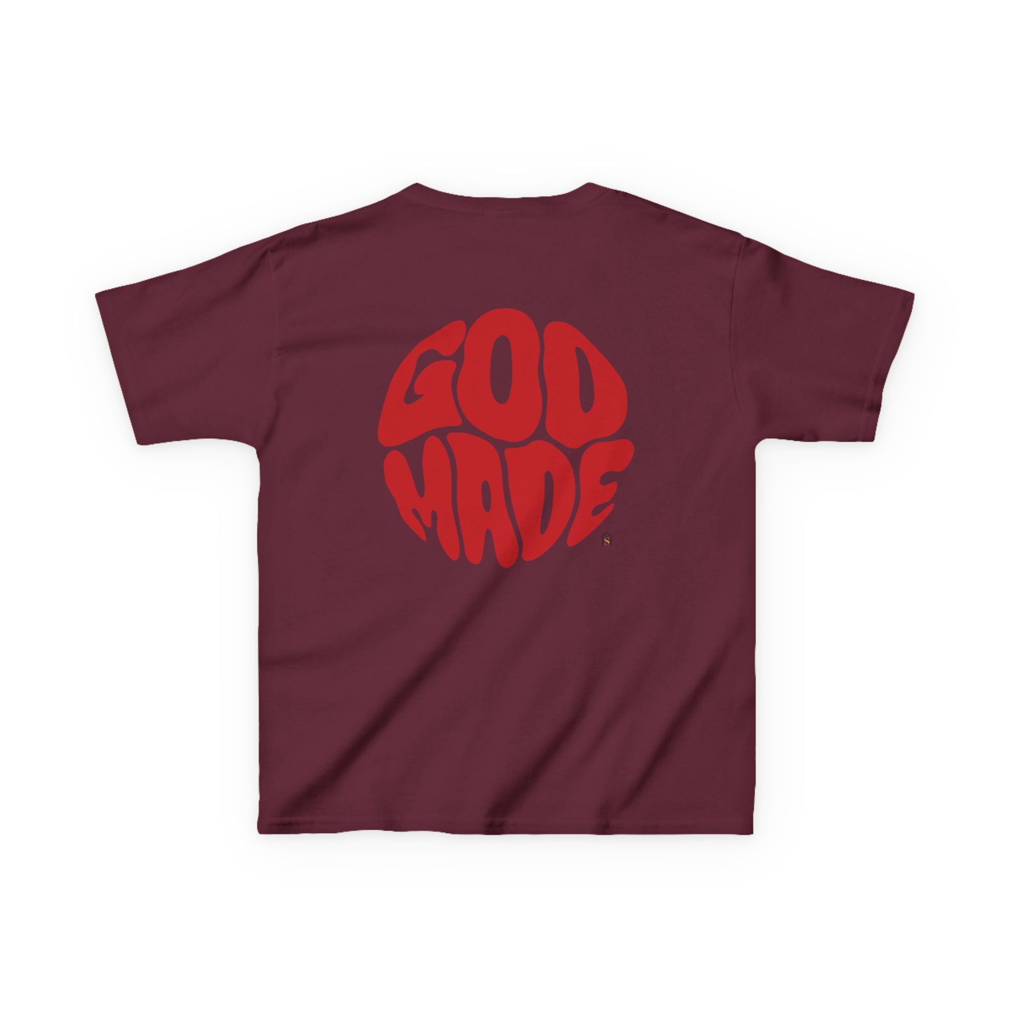Kids Graphic Tee - 'God Made' Design, Perfect for Birthdays, Family Events, Everyday Wear, Unisex, Playful Style