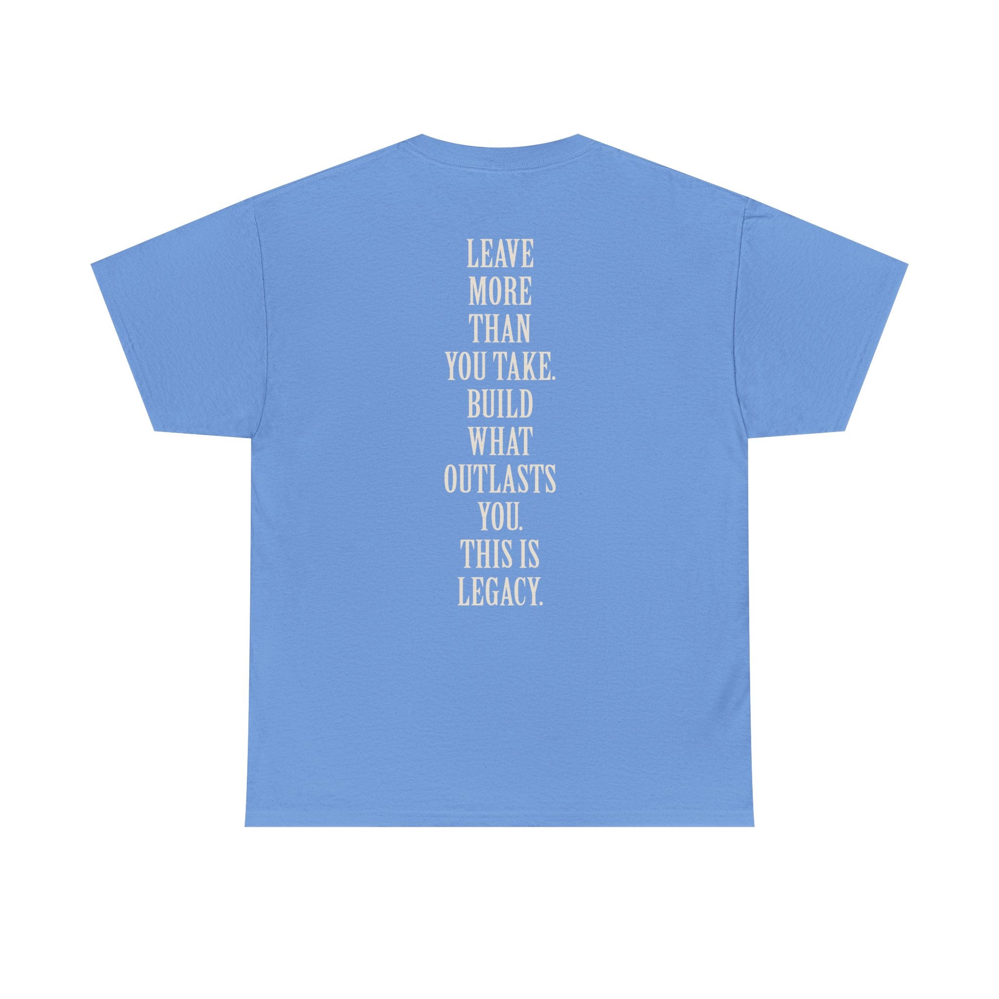 Legacy Graphic Tee — "Legacy" Arch Print Inspirational Cotton Shirt
