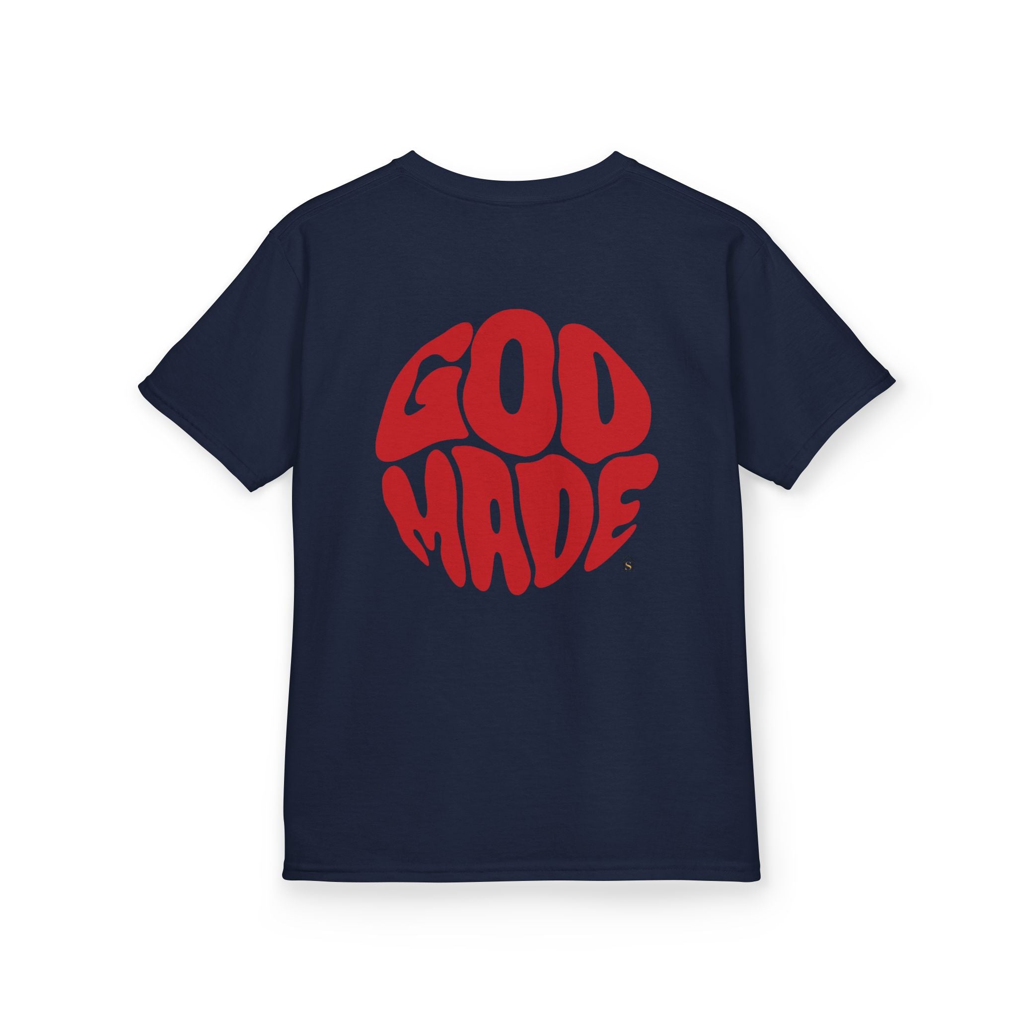 Kids Graphic Tee - 'God Made' Design, Perfect for Birthdays, Family Events, Everyday Wear, Unisex, Playful Style