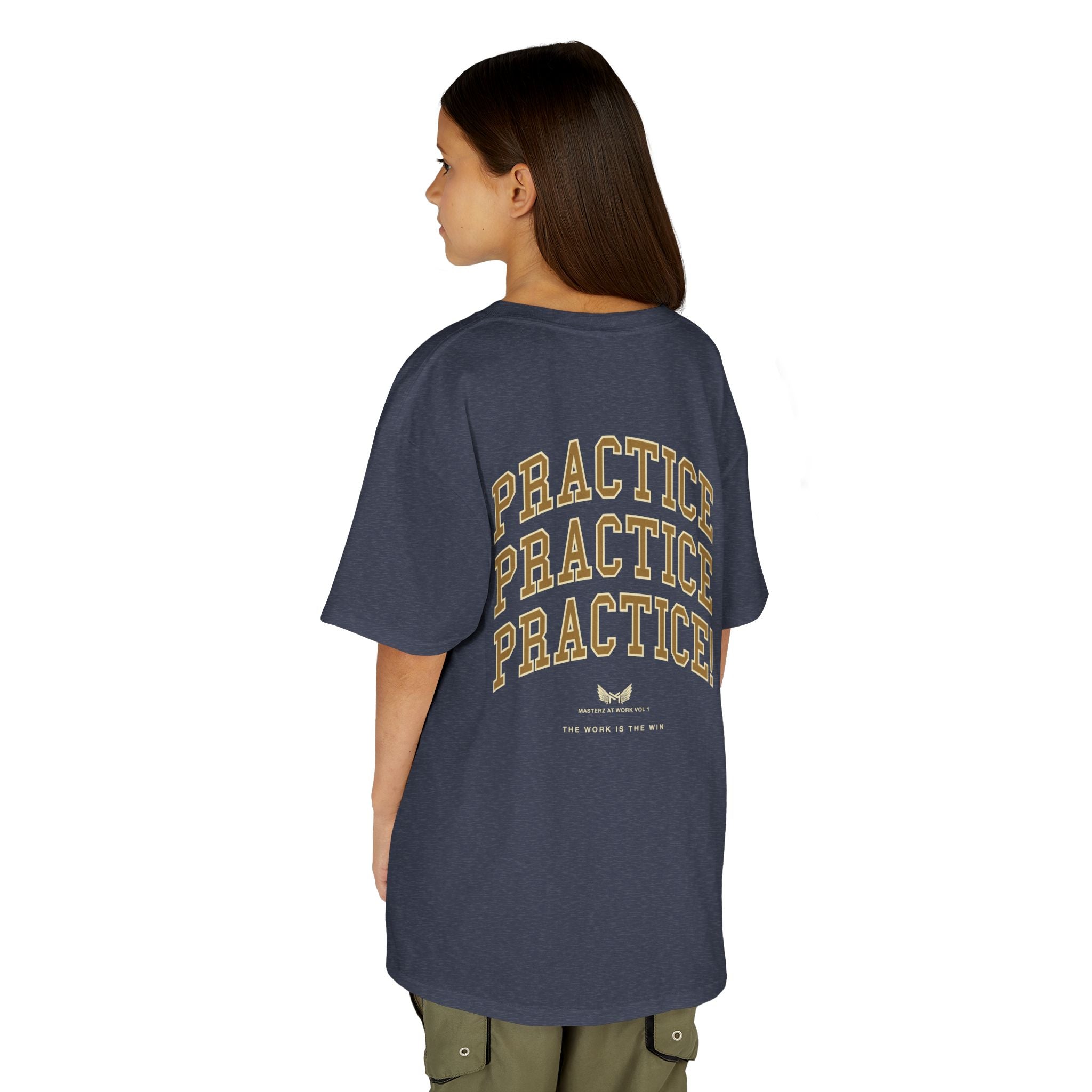 Kids Tee — "Practice Practice PRACTICE" Motivational Tee