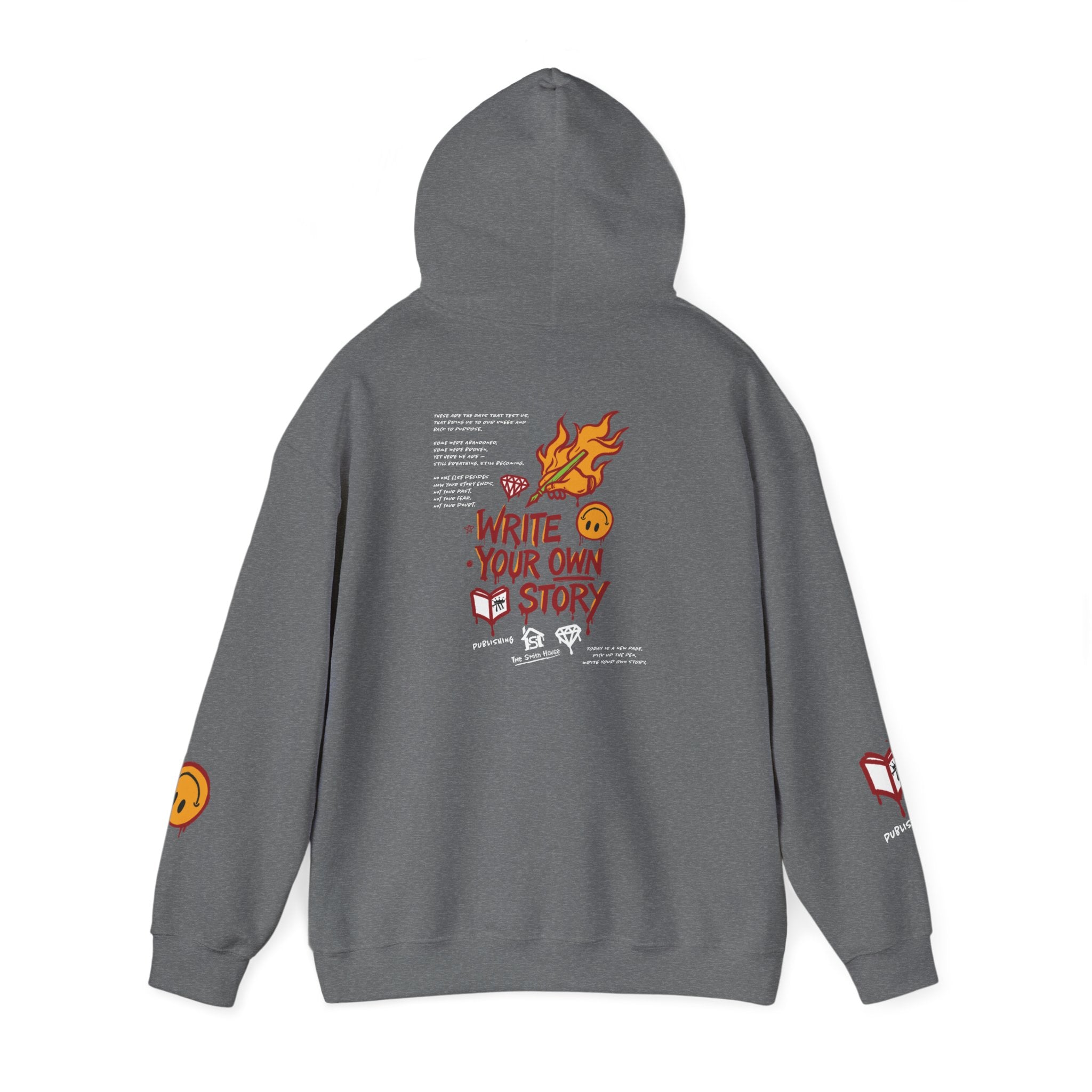 Hoodie — "Write Your Own Story" Inspirational Graphic Hoodie