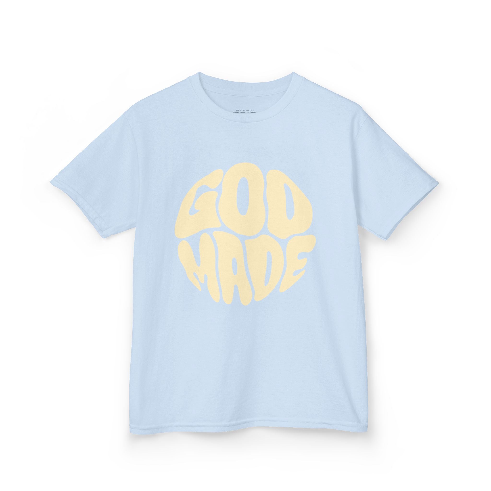 Kids God Made Tee - Fun & Faithful Cotton T-Shirt, Perfect for Birthdays, Holidays, Everyday Wear, Gift for Kids