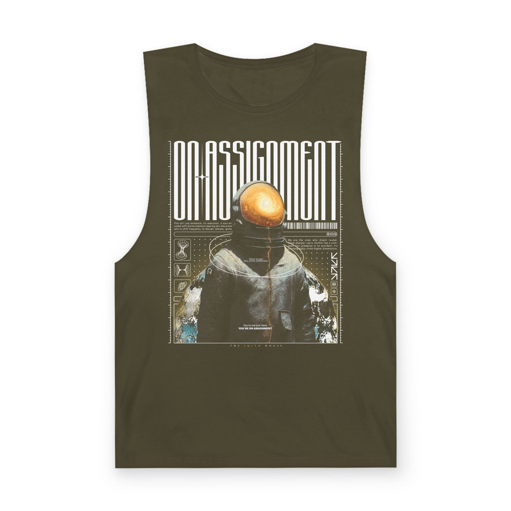 Astro-Inspired Unisex Tank Top, Graphic Sleeveless Shirt, Casual Summer Wear, Perfect Gift for Space Lovers, Festival Attire