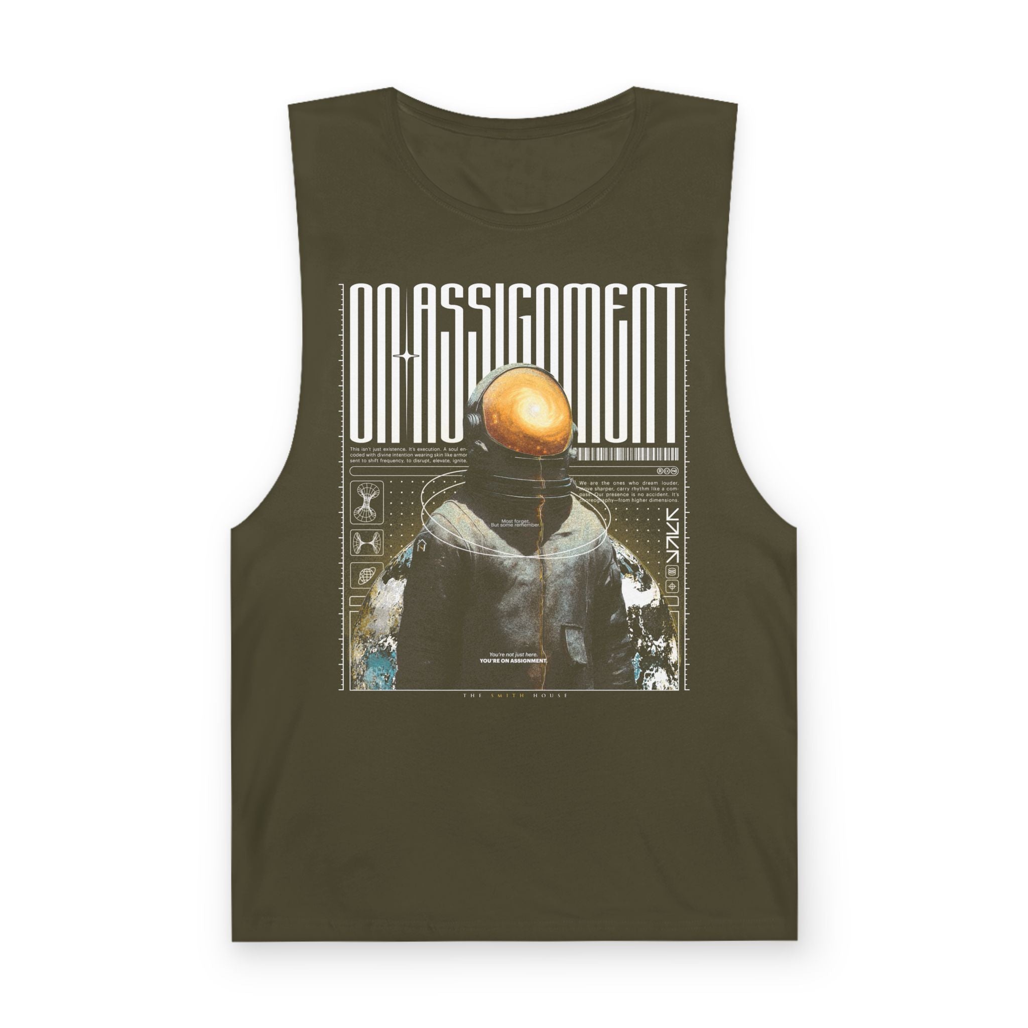 Astro-Inspired Unisex Tank Top, Graphic Sleeveless Shirt, Casual Summer Wear, Perfect Gift for Space Lovers, Festival Attire