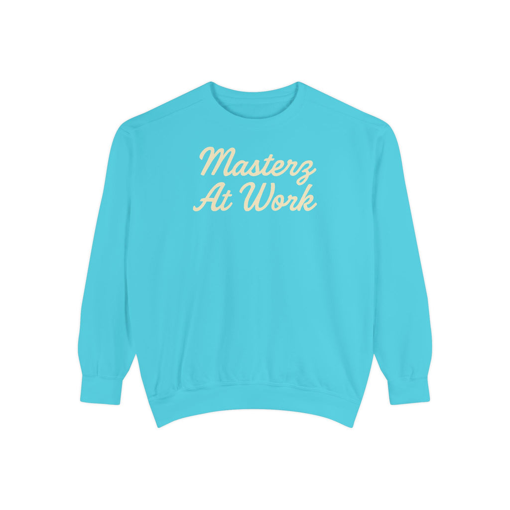 Sweatshirt — "Masterz At Work" Crewneck (Practice Practice Practice)