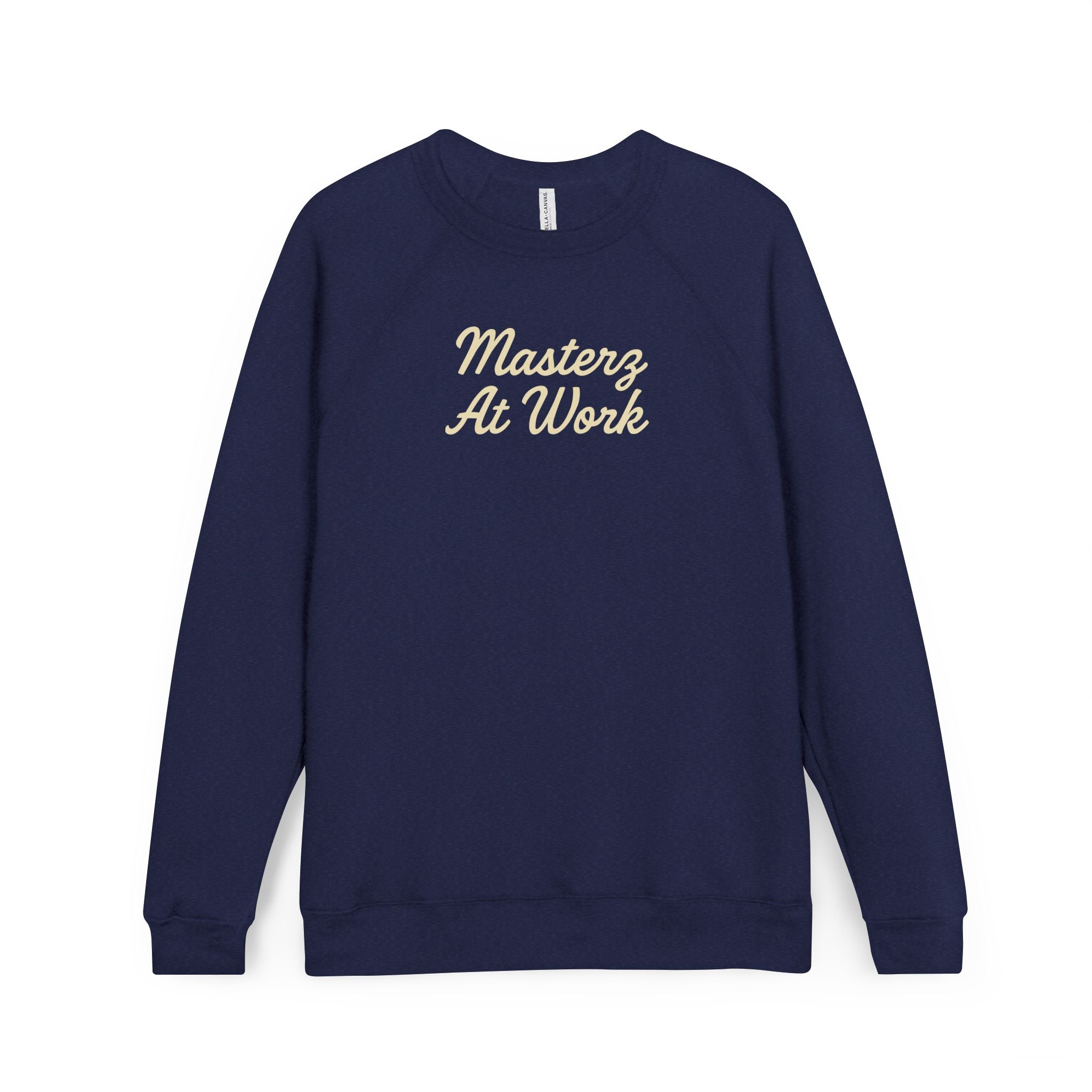 Masterz At Work Raglan Sweatshirt – "Practice Practice Practice" Back Graphic
