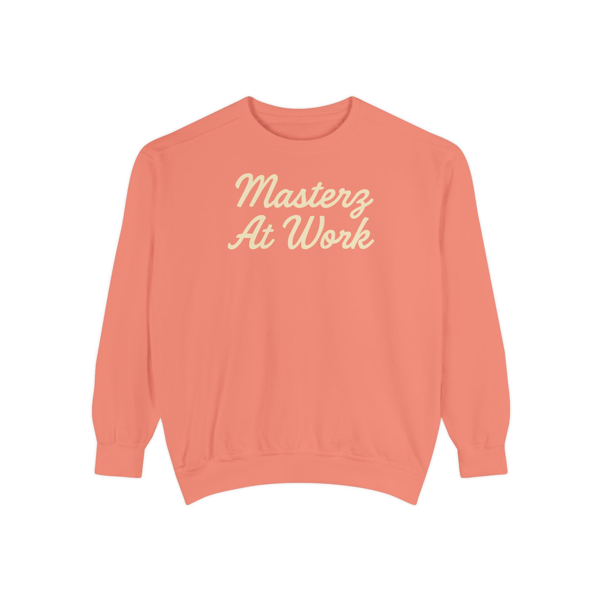 Sweatshirt — "Masterz At Work" Crewneck (Practice Practice Practice)