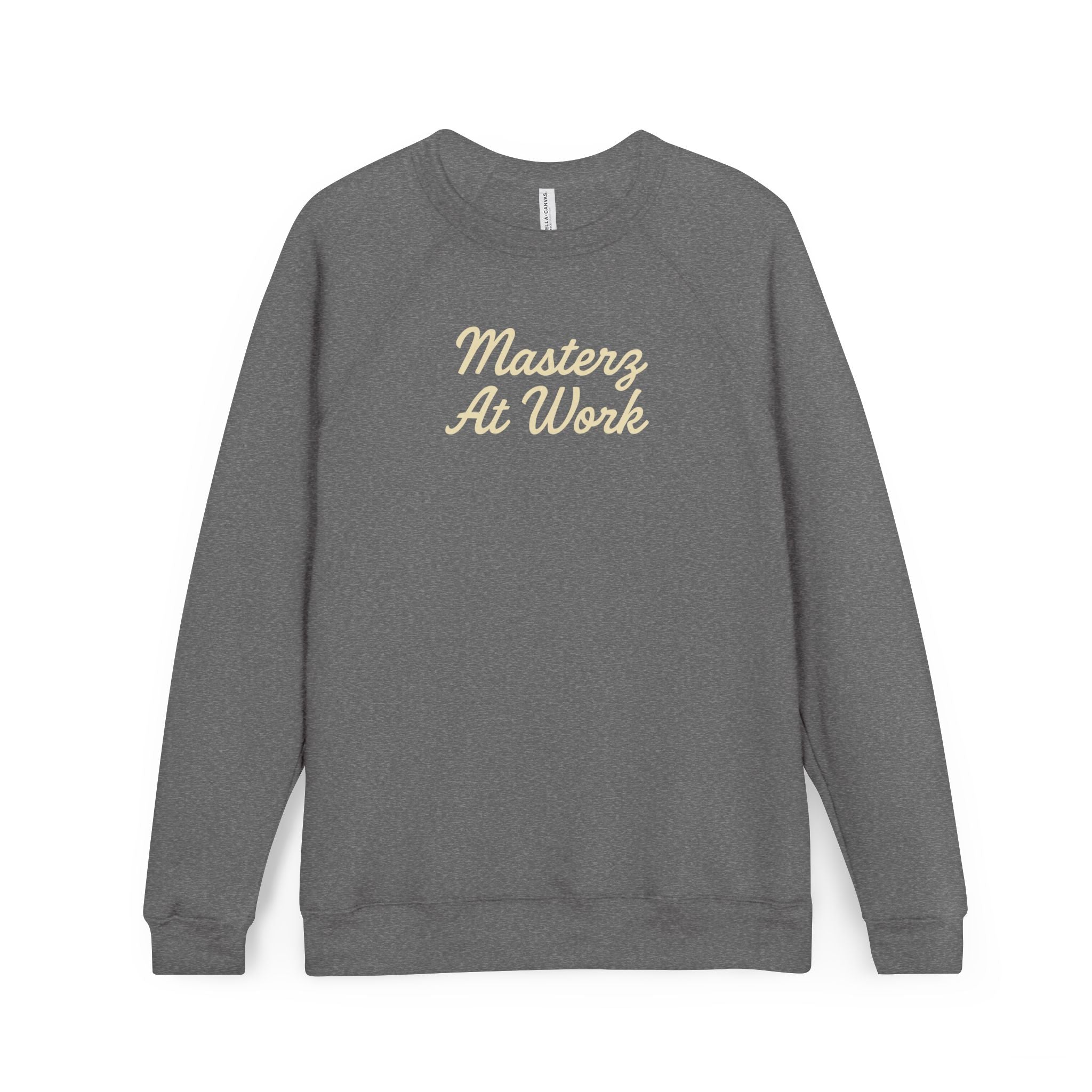 Masterz At Work Raglan Sweatshirt – "Practice Practice Practice" Back Graphic