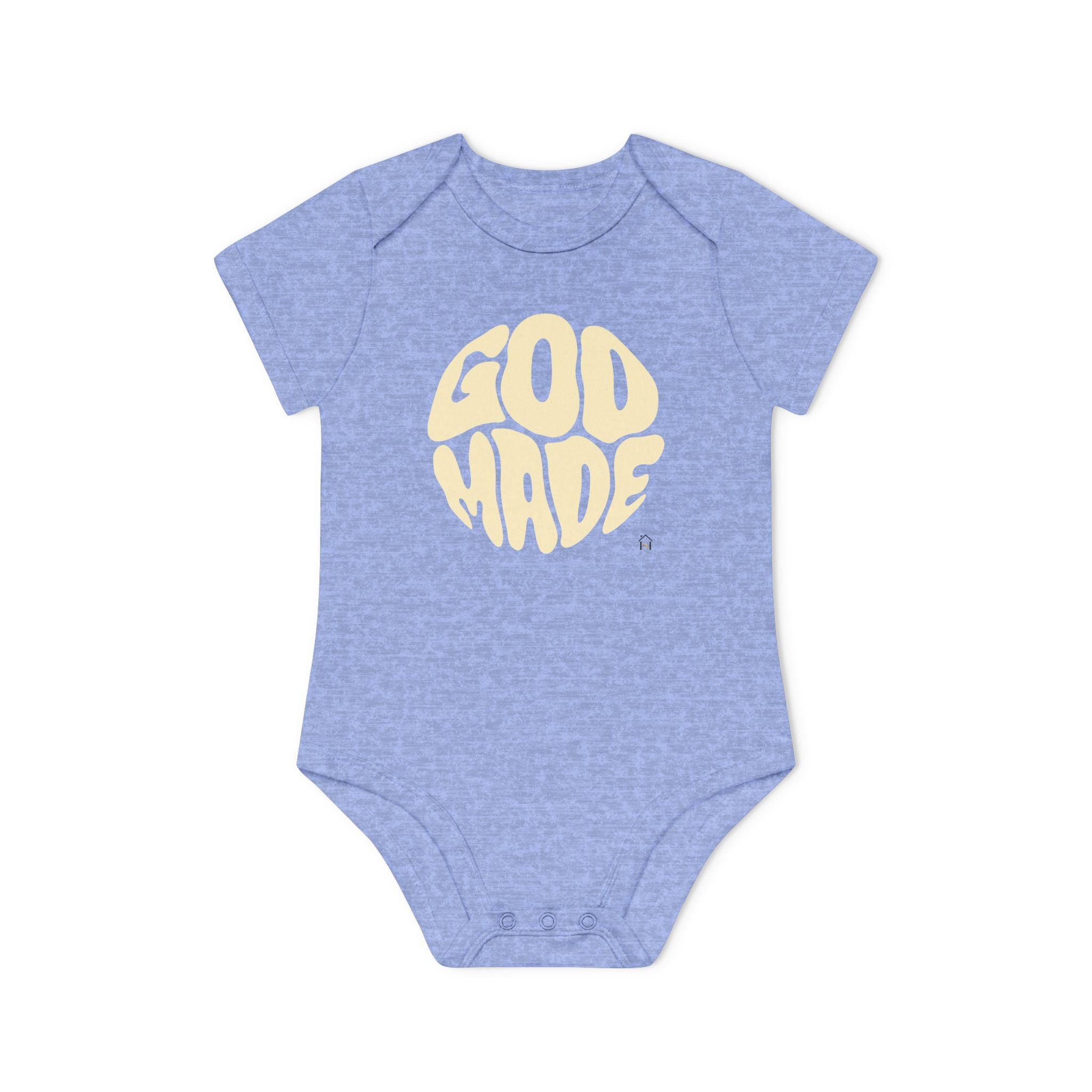 Baby Bodysuit — "God Made" Organic Short Sleeve Infant Onesie