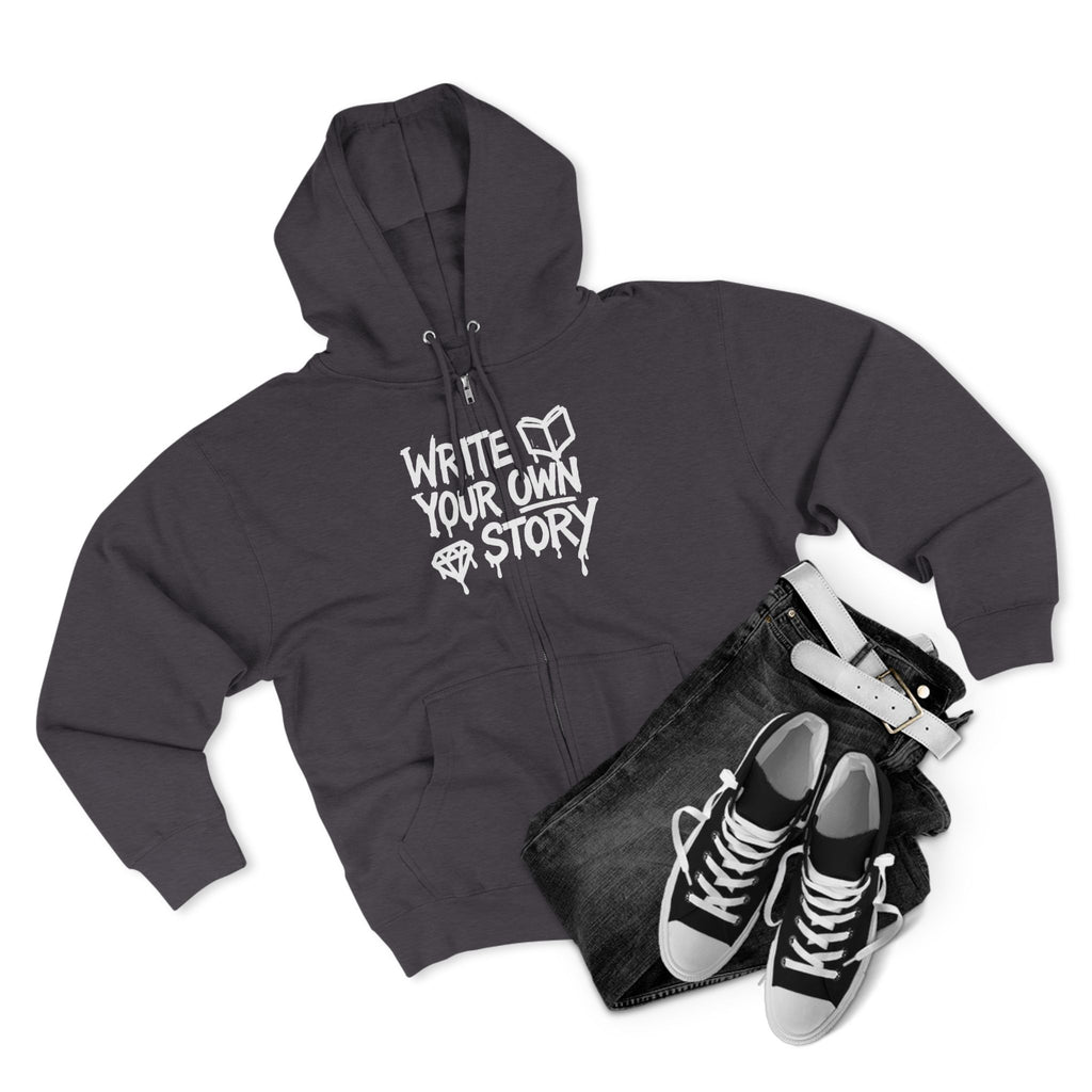 Inspirational Zip Hoodie - Write Your Own Story