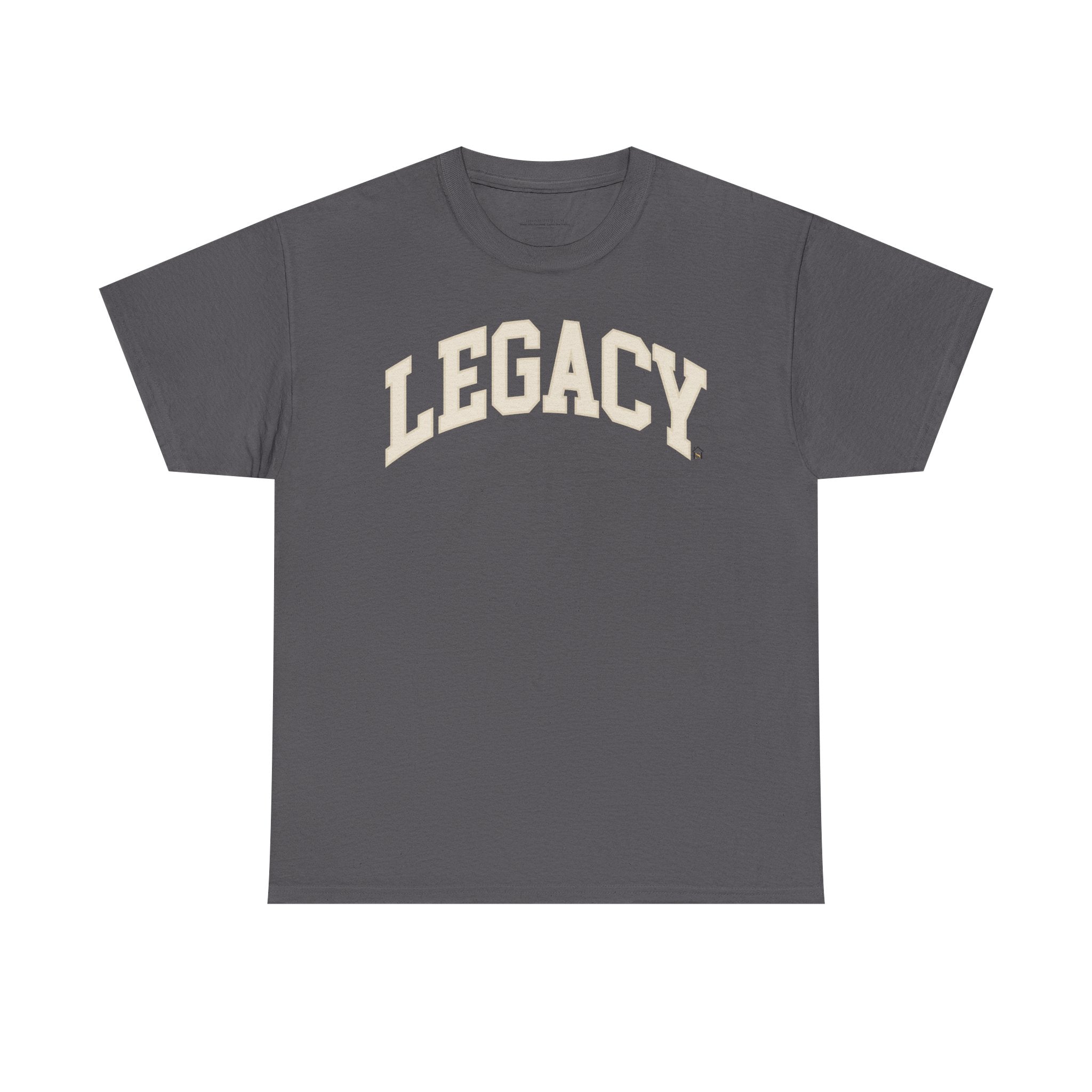 Legacy Graphic Tee — "Legacy" Arch Print Inspirational Cotton Shirt
