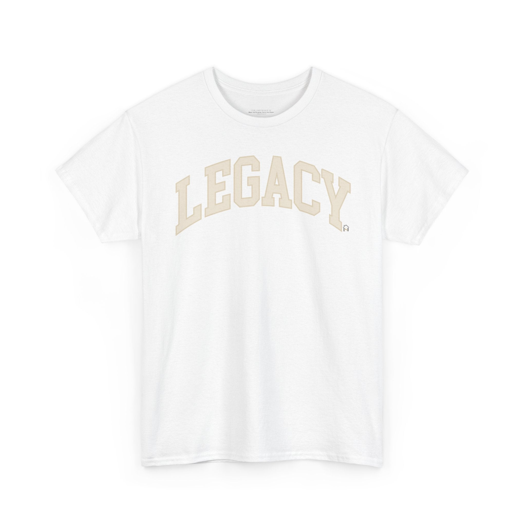 Legacy Graphic Tee — "Legacy" Arch Print Inspirational Cotton Shirt