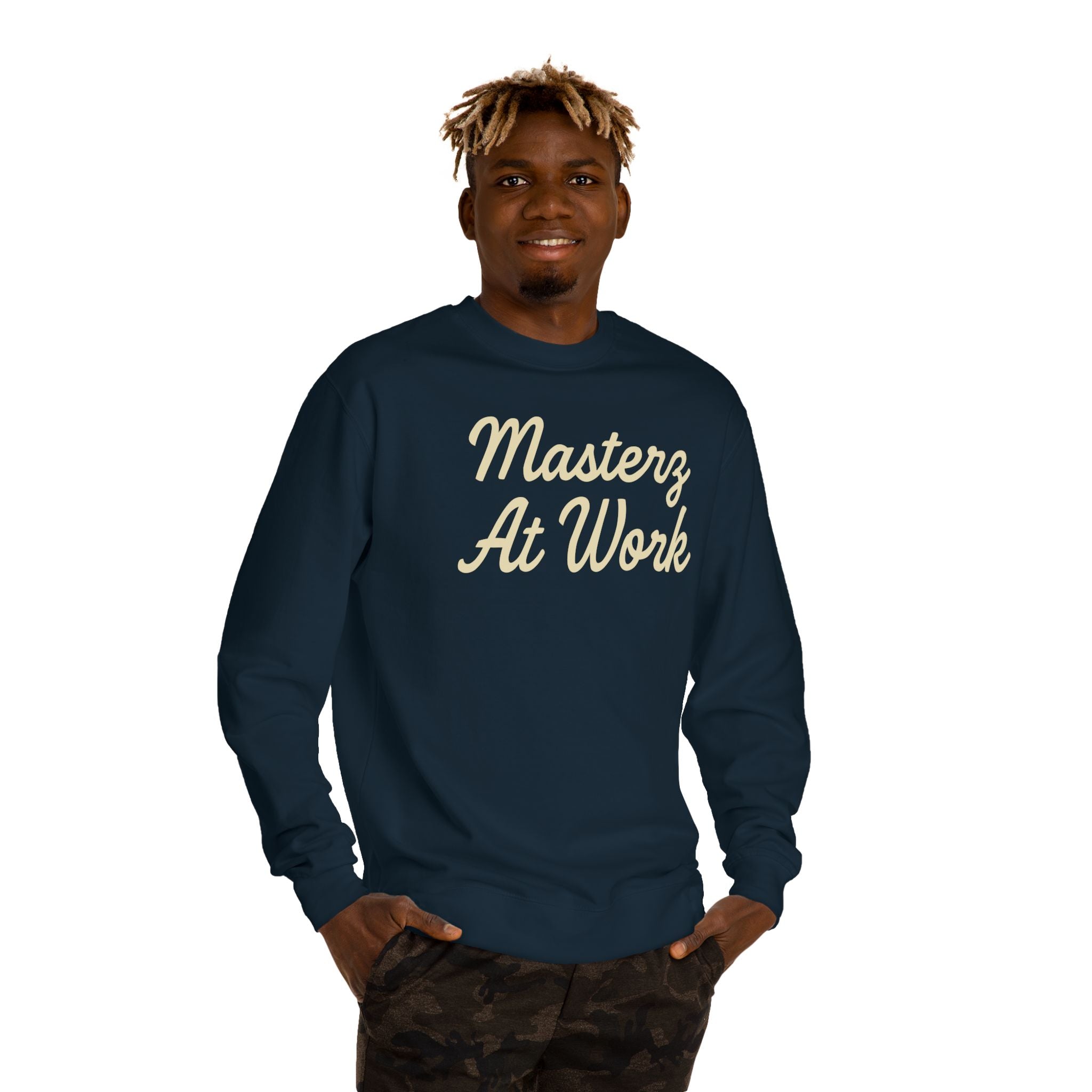 Practice Practice Practice! Crewneck Sweatshirt — "Masterz At Work" Motivational Musician Sweatshirt