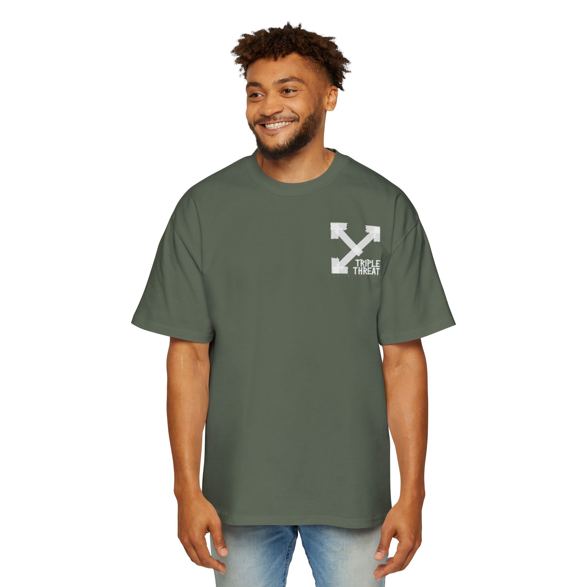 Men's Heavy Oversized Tee - Casual Graphic Tee, Streetwear Style Shirt, Trendy Everyday Wear, Gift for Him, Cool Summer Tee
