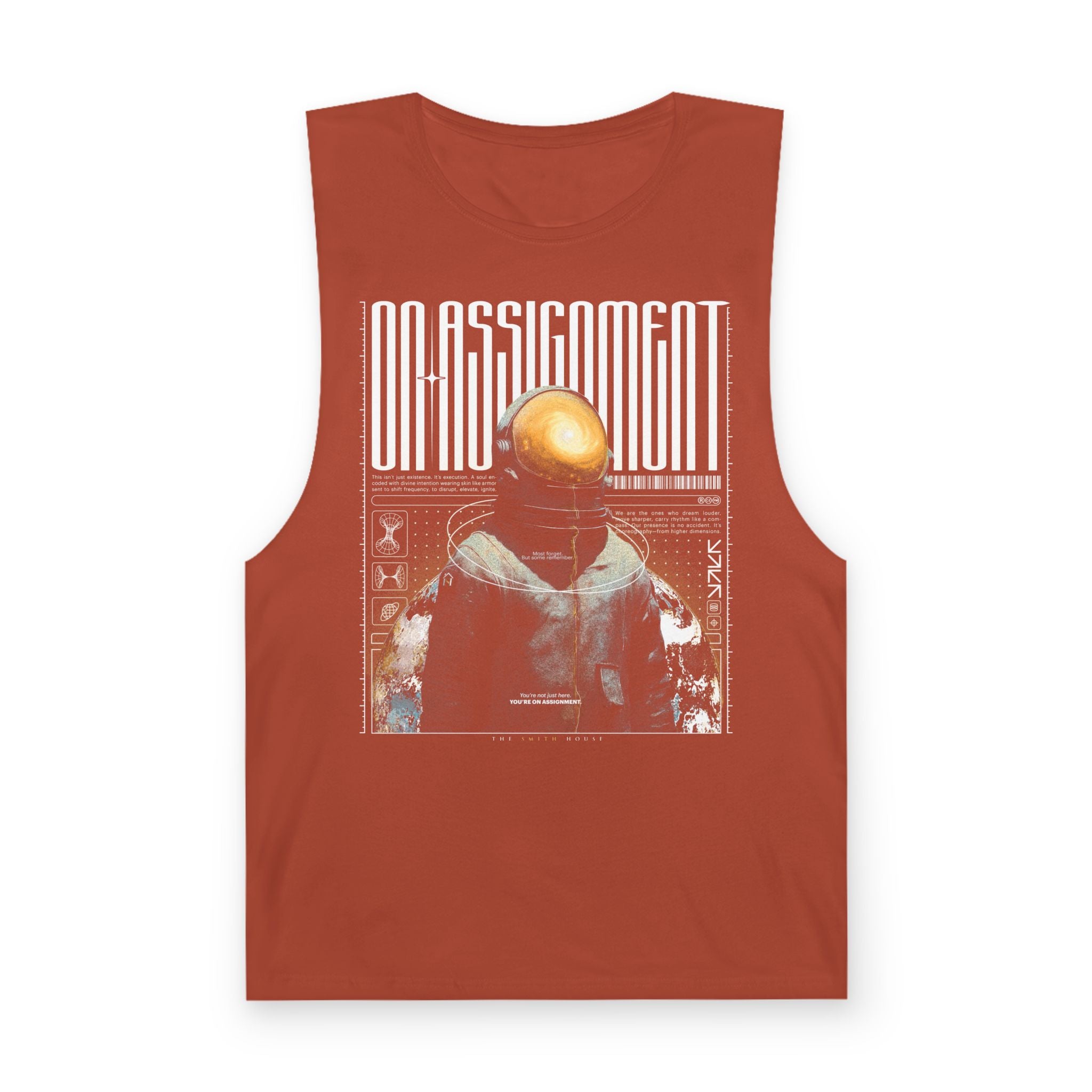 Astro-Inspired Unisex Tank Top, Graphic Sleeveless Shirt, Casual Summer Wear, Perfect Gift for Space Lovers, Festival Attire