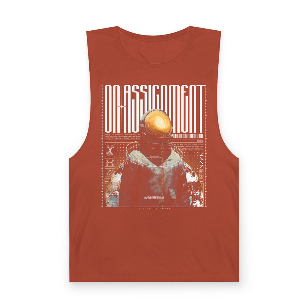 Astro-Inspired Unisex Tank Top, Graphic Sleeveless Shirt, Casual Summer Wear, Perfect Gift for Space Lovers, Festival Attire