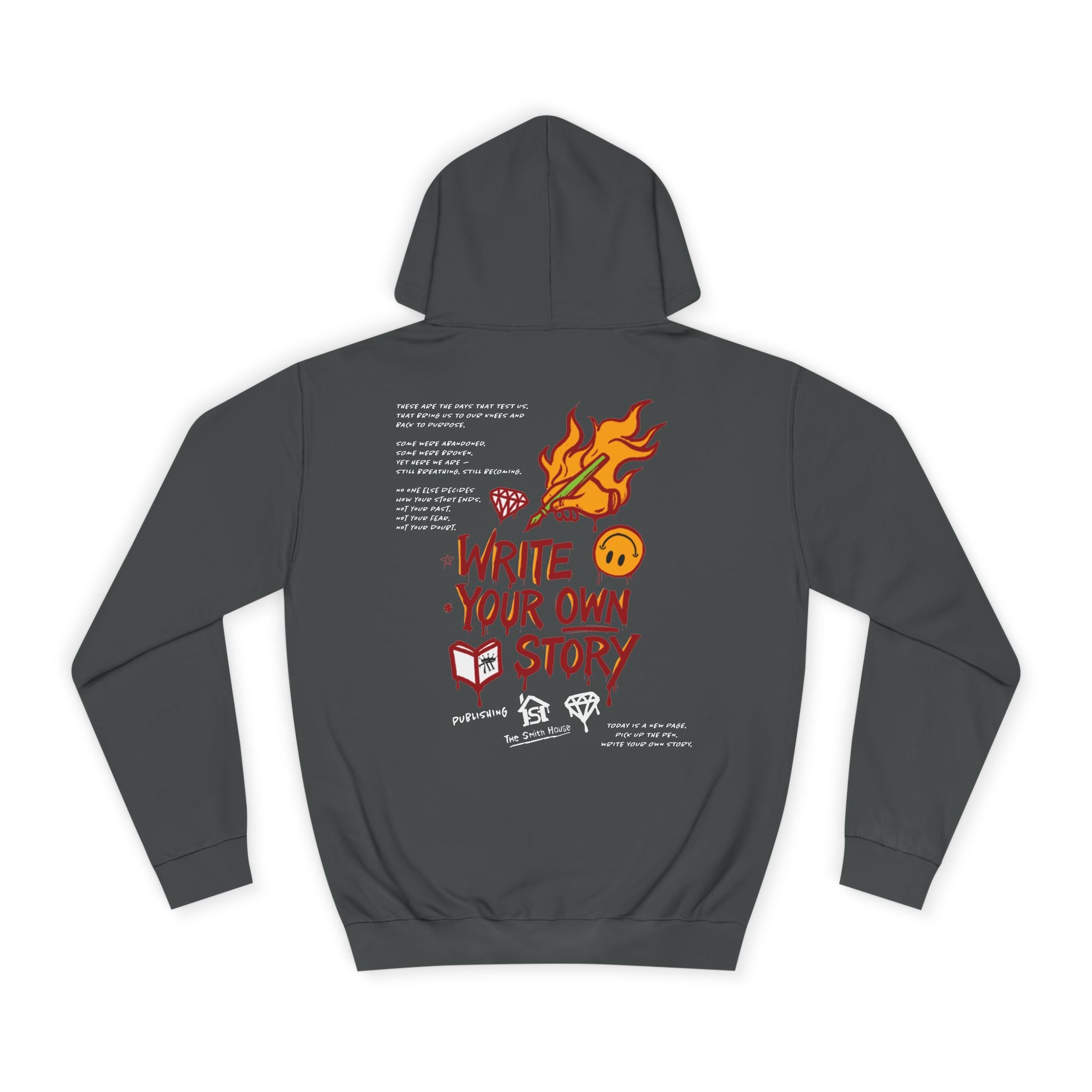 Write Your Own Story Hoodie, Unisex College Hoodie, Inspirational Sweatshirt, Campus Style, Gift for Students